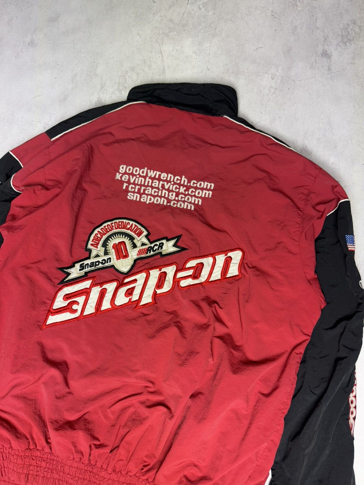 NASCAR × Vintage Vintage NASCAR Snap-On Racing Light Jacket Formula1 Size US XXL / EU 58 / 5 - 13 Thumbnail