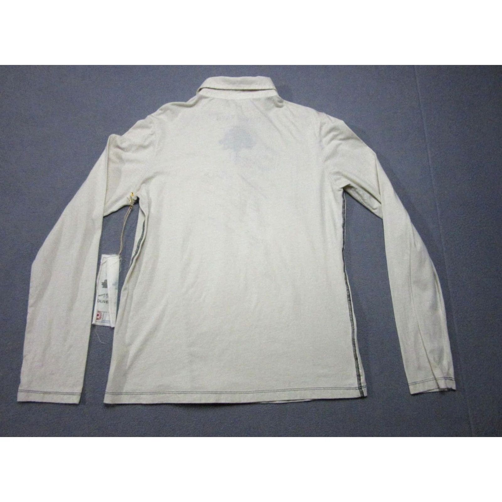 Vintage OLIVER RAYN Shirt Mens M Beige Long Sleeve Cotton Made In USA Polo Size US M / EU 48-50 / 2 - 6 Thumbnail