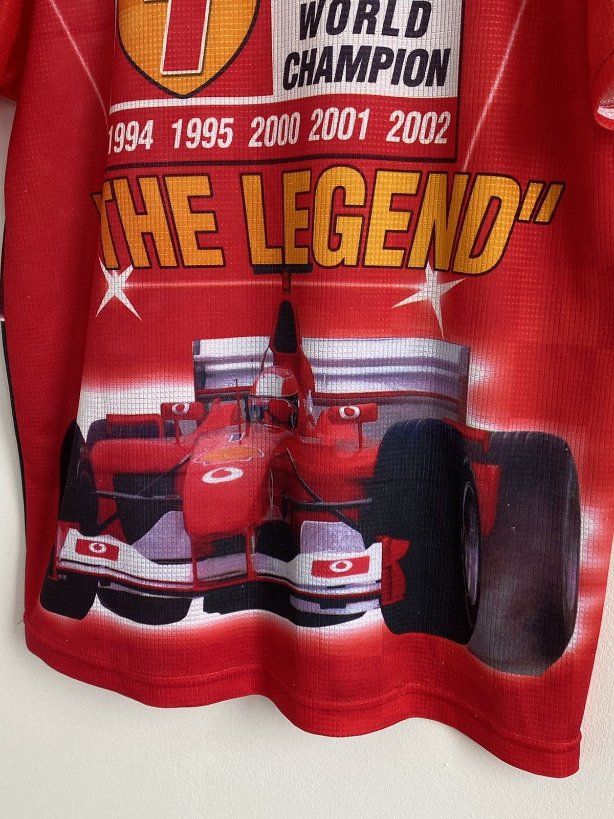 Ferrari 🔥 SCHUMI F1 THE LEGEND VINTAGE RACING SHIRT 90s Y2K BANGER Size US S / EU 44-46 / 1 - 4 Thumbnail