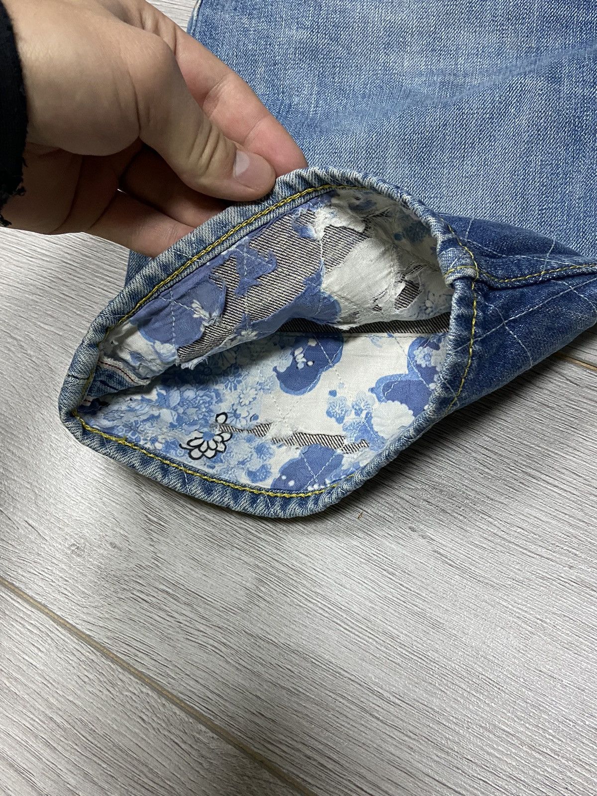 Evisu Evisu vintage seagull denim short jeans Size US 32 / EU 48 - 13 Thumbnail