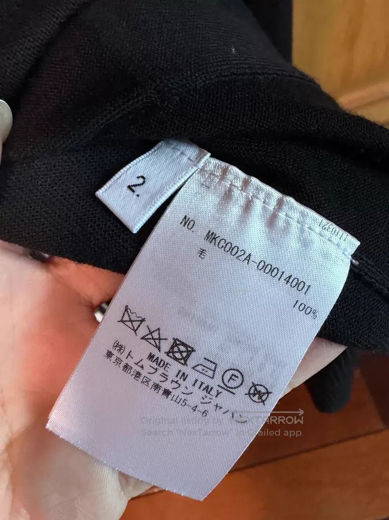 Thom Browne Thom Browne Classic Striped Wool Knit V-Neck Cardigan Swea Size US M / EU 48-50 / 2 - 7 Thumbnail