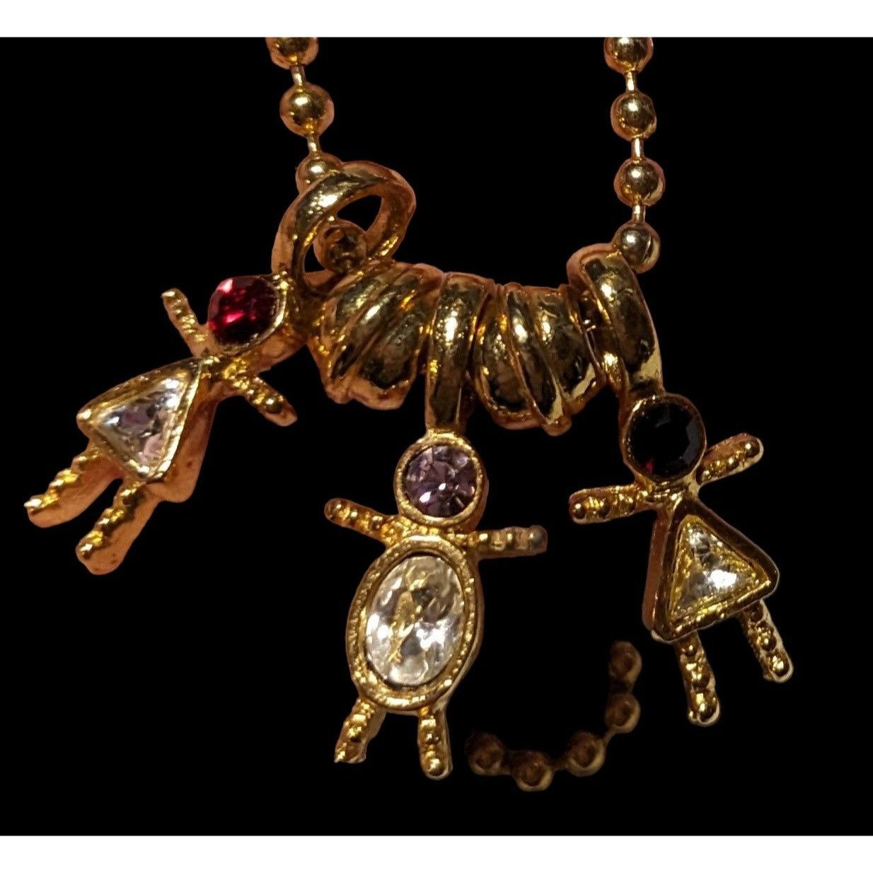 Other Gold Birthstone Kid Figural Charm Necklace Size ONE SIZE - 4 Thumbnail