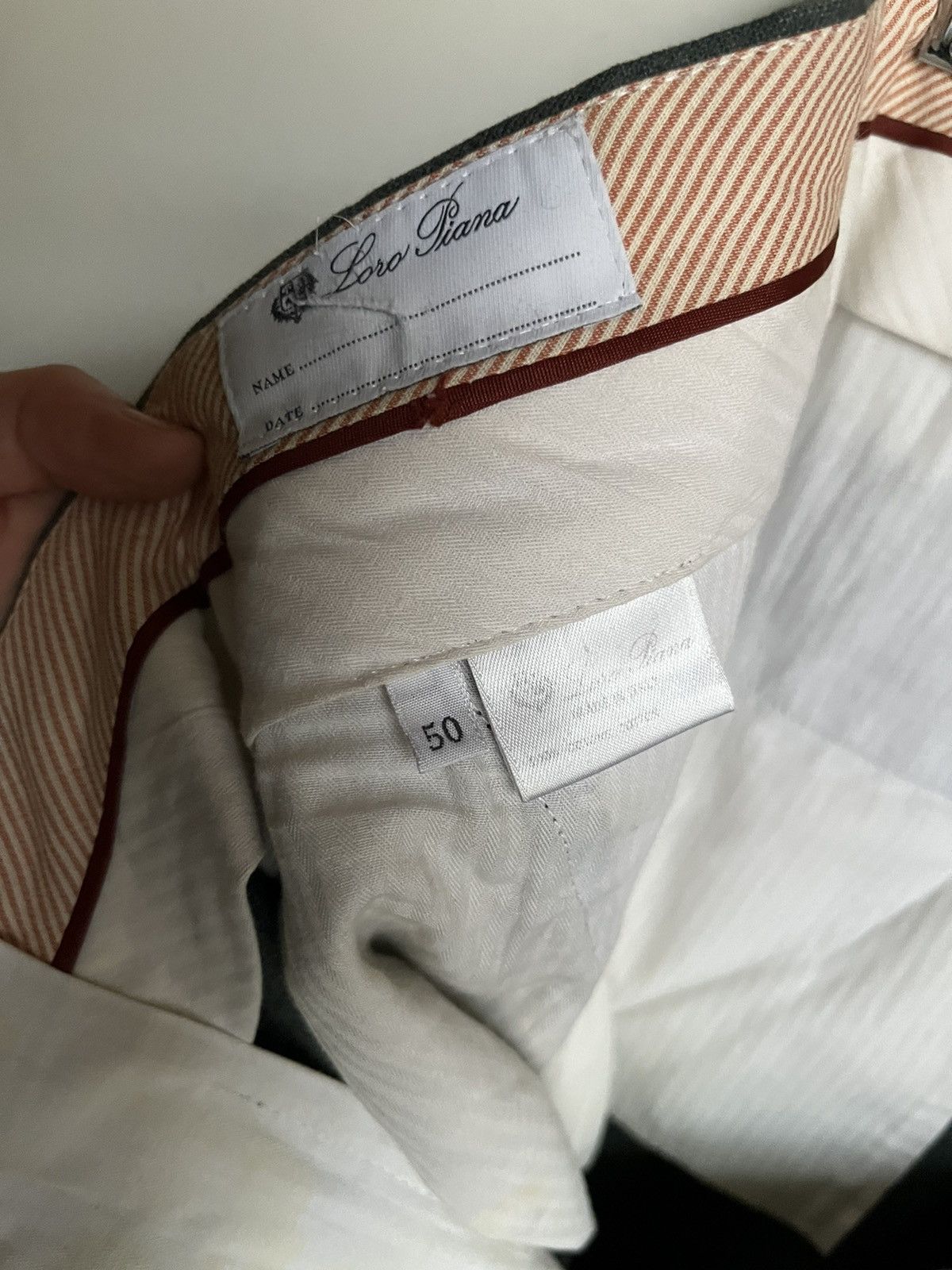 Loro Piana Classic Straight Leg Pants Size US 34 / EU 50 - 11 Thumbnail
