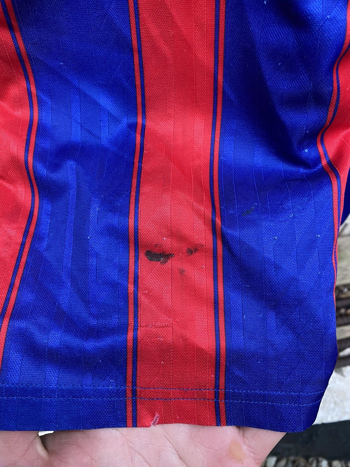 Adidas × Vintage Vintage 1997 Adidas Fc Bayern 18 Klinsmann Soccer Jersey Size US L / EU 52-54 / 3 - 8 Thumbnail
