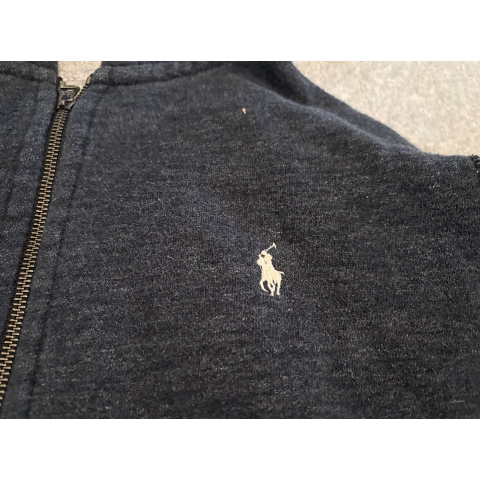 Polo Ralph Lauren Polo Ralph Lauren full zip Hoodie Sweater Mens XL Gray Size US XL / EU 56 / 4 - 2 Thumbnail