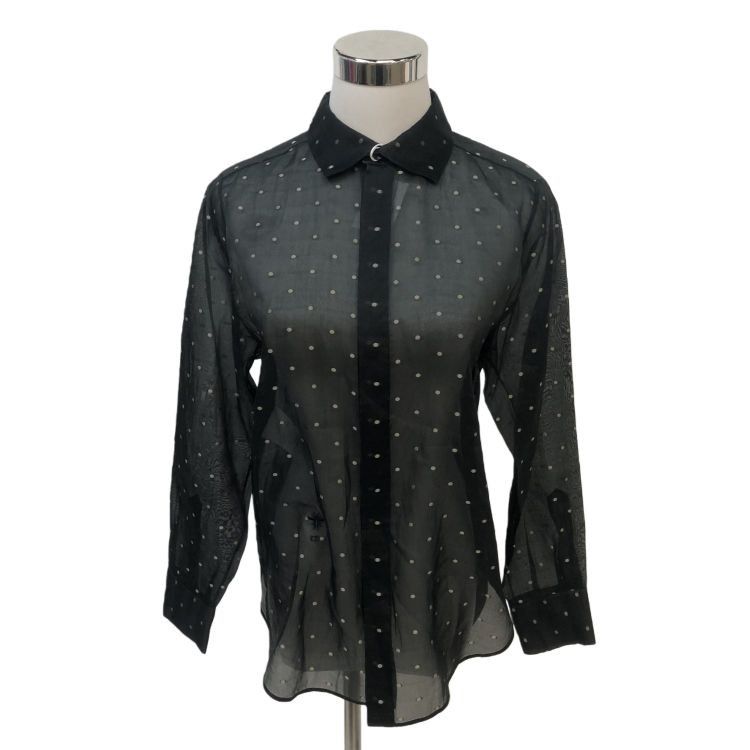 Dior Christian Dior Polka Dot Button Up Shirt Size 34 Size XS / US 0-2 / IT 36-38 - 1 Thumbnail