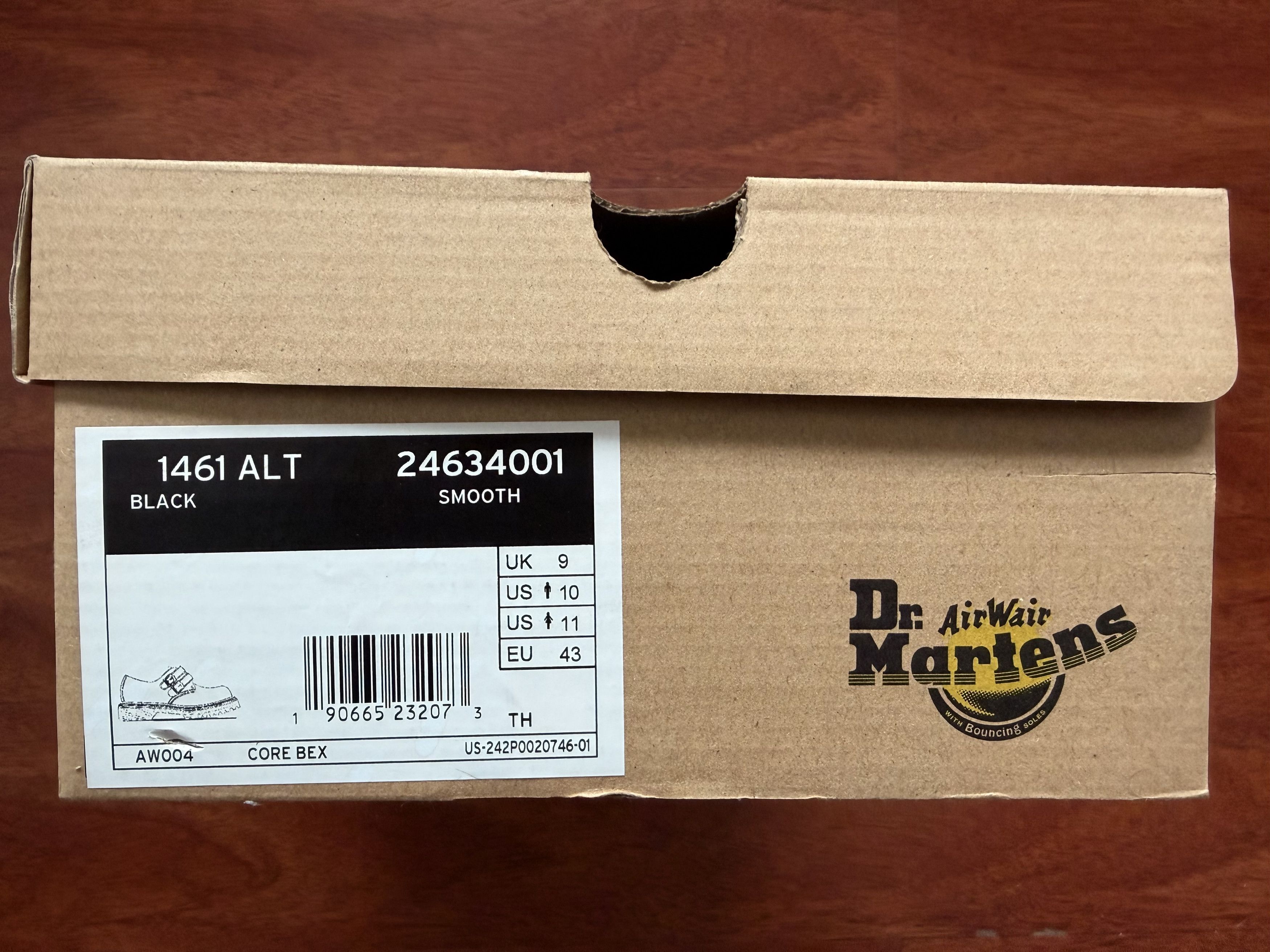 Dr. Martens Dr. Martens 1461 ALT BLACK SIZE 10 Size US 10 / EU 43 - 6 Thumbnail