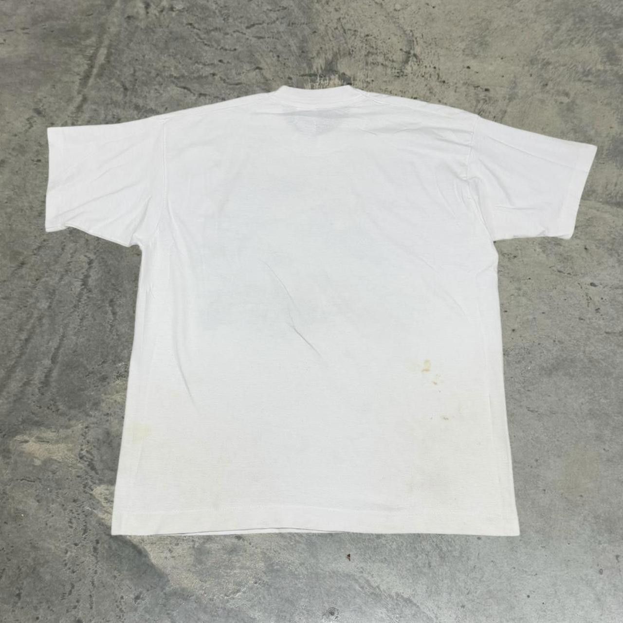 Fruit Of The Loom Fruit of the Loom Men's White and Green Tshirt Size US L / EU 52-54 / 3 - 4 Thumbnail