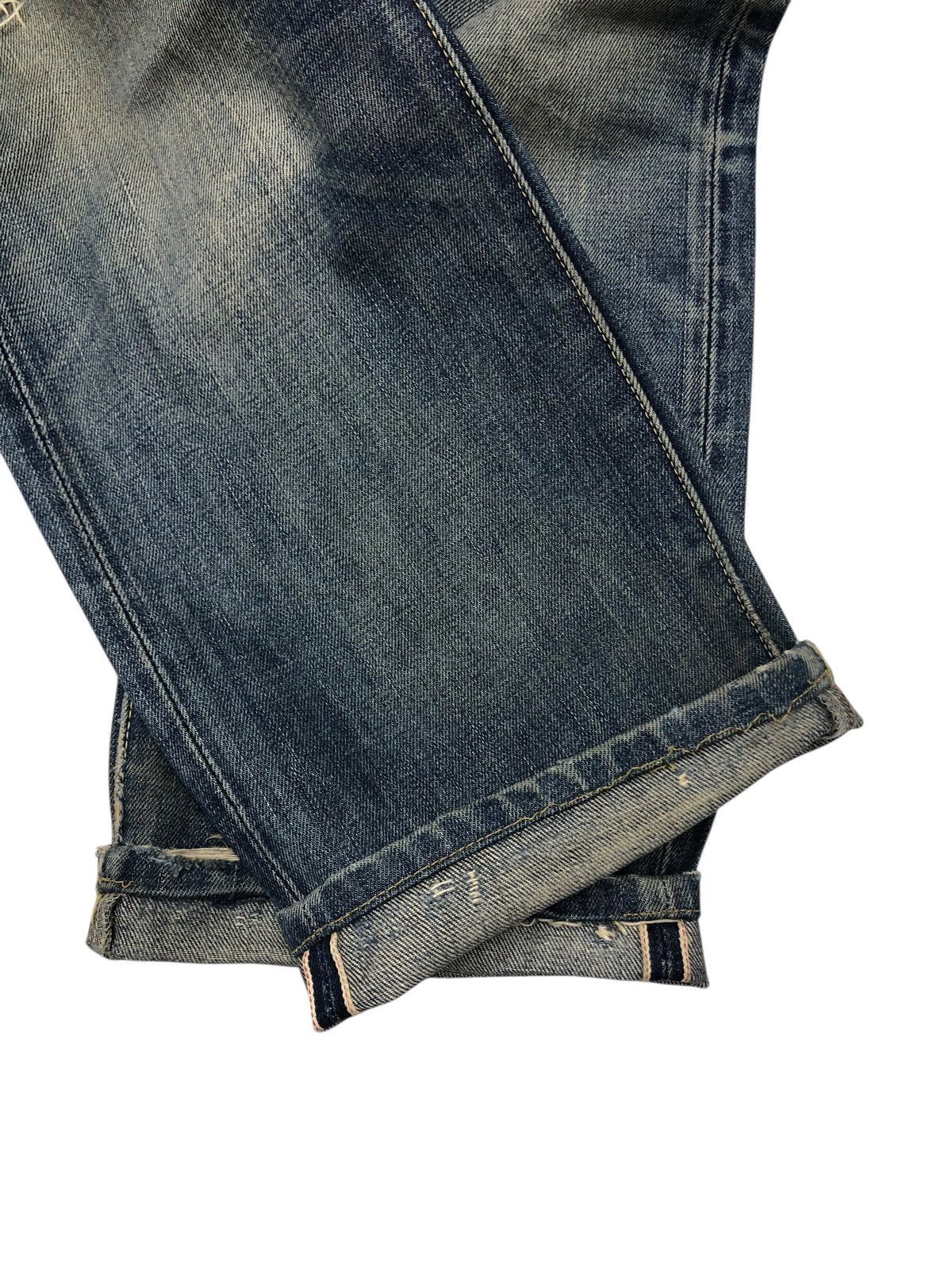 Kapital 🔥LEVIS 501 BIG E SELVEDGE DISTRESS DENIM JEANS Size US 29 - 5 Thumbnail