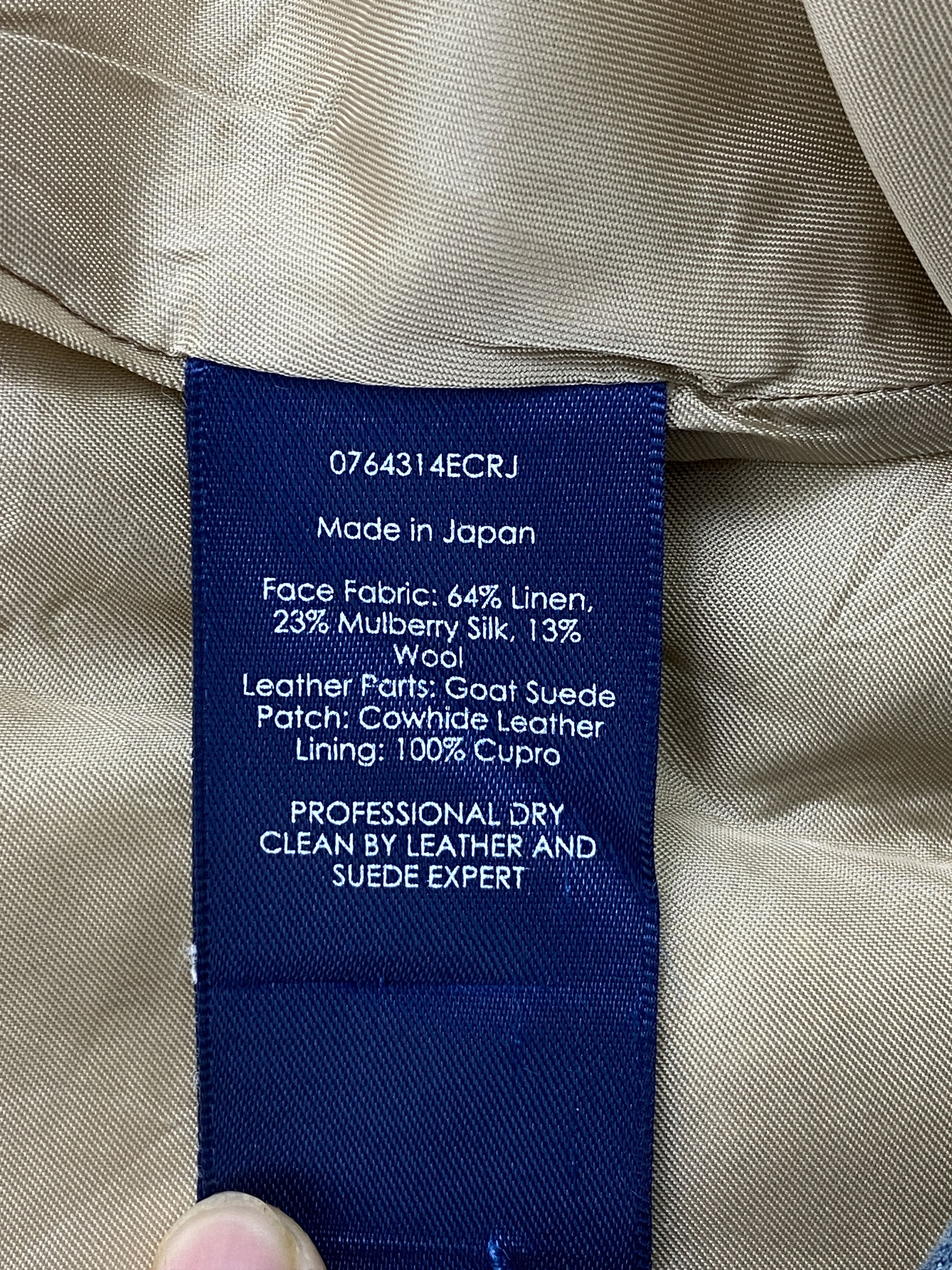 Designer Vintage Ralph Lauren Single Breasted Peacoat Jacket MJ0085Z Size US XS / EU 42 / 0 - 10 Thumbnail