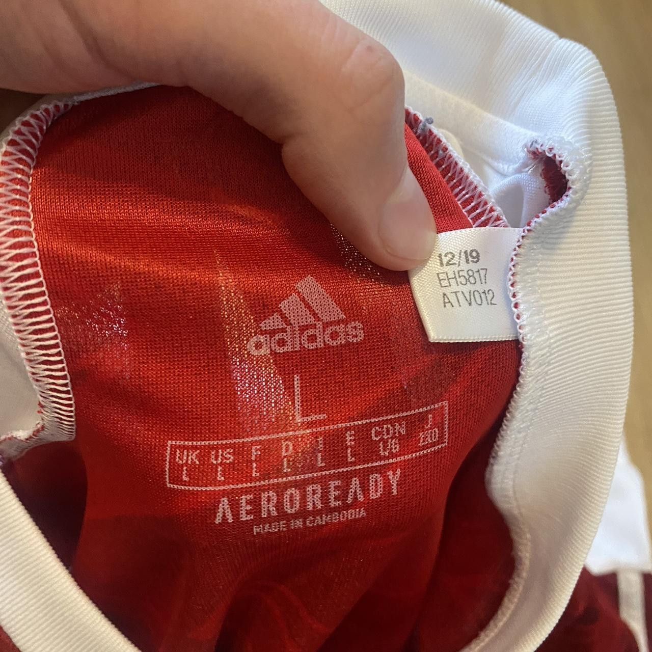 Adidas 2019-20 Arsenal Adidas Home Football Shirt Adidas Fly Size US L / EU 52-54 / 3 - 4 Thumbnail