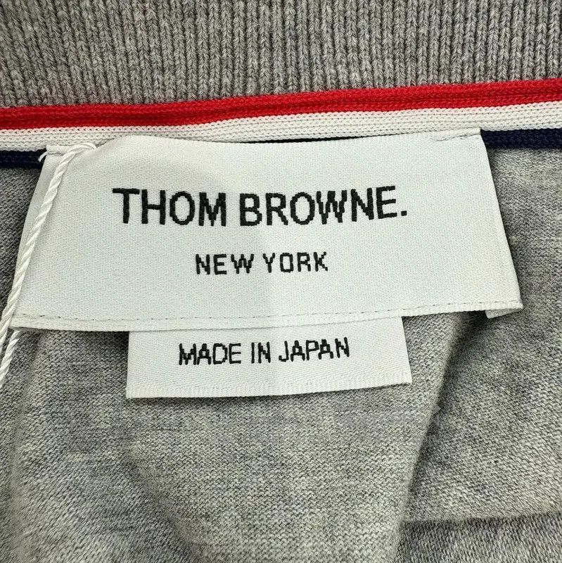 Thom Browne Thom Browne Men's Gray Short Sleeve Polo . Size US S / EU 44-46 / 1 - 5 Thumbnail