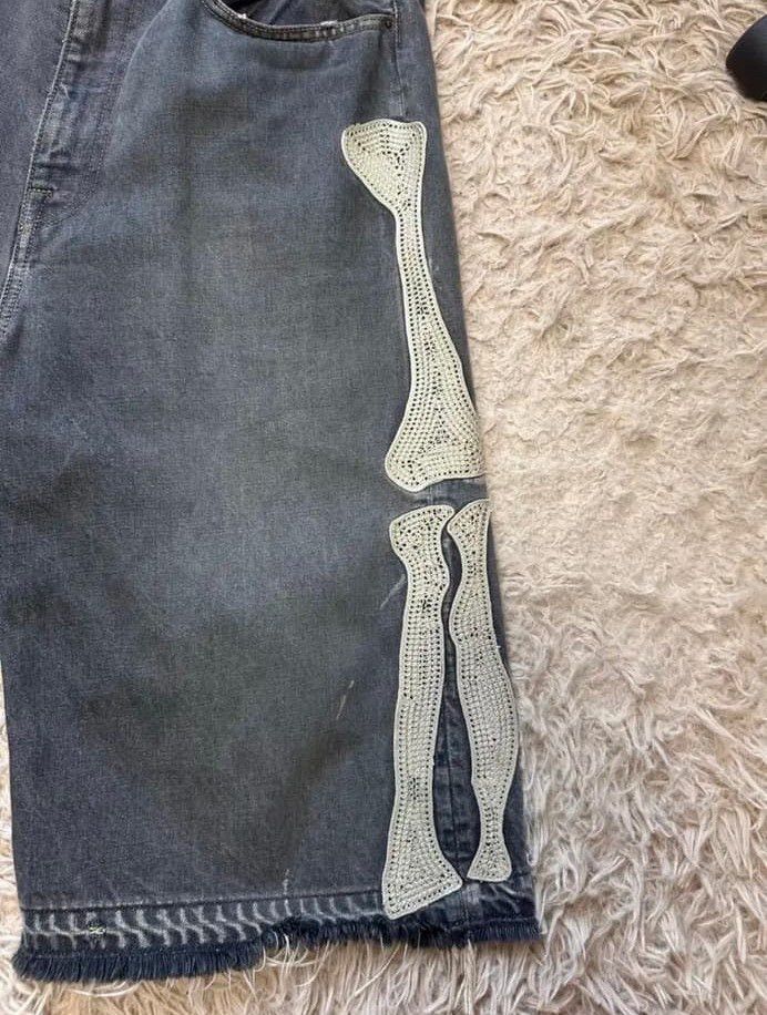 Kapital Kapital skeleton skull shorts Size US 32 / EU 48 - 7 Thumbnail