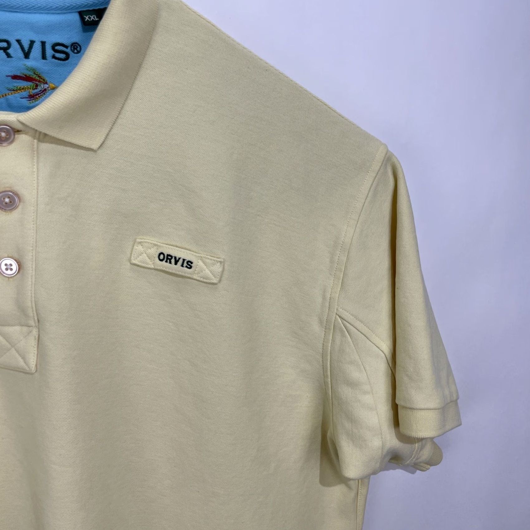 Orvis Orvis Polo Shirt Men's 2XL Yellow Short Sleeve Golf Heavyweight Outdoor Size US XXL / EU 58 / 5 - 6 Thumbnail