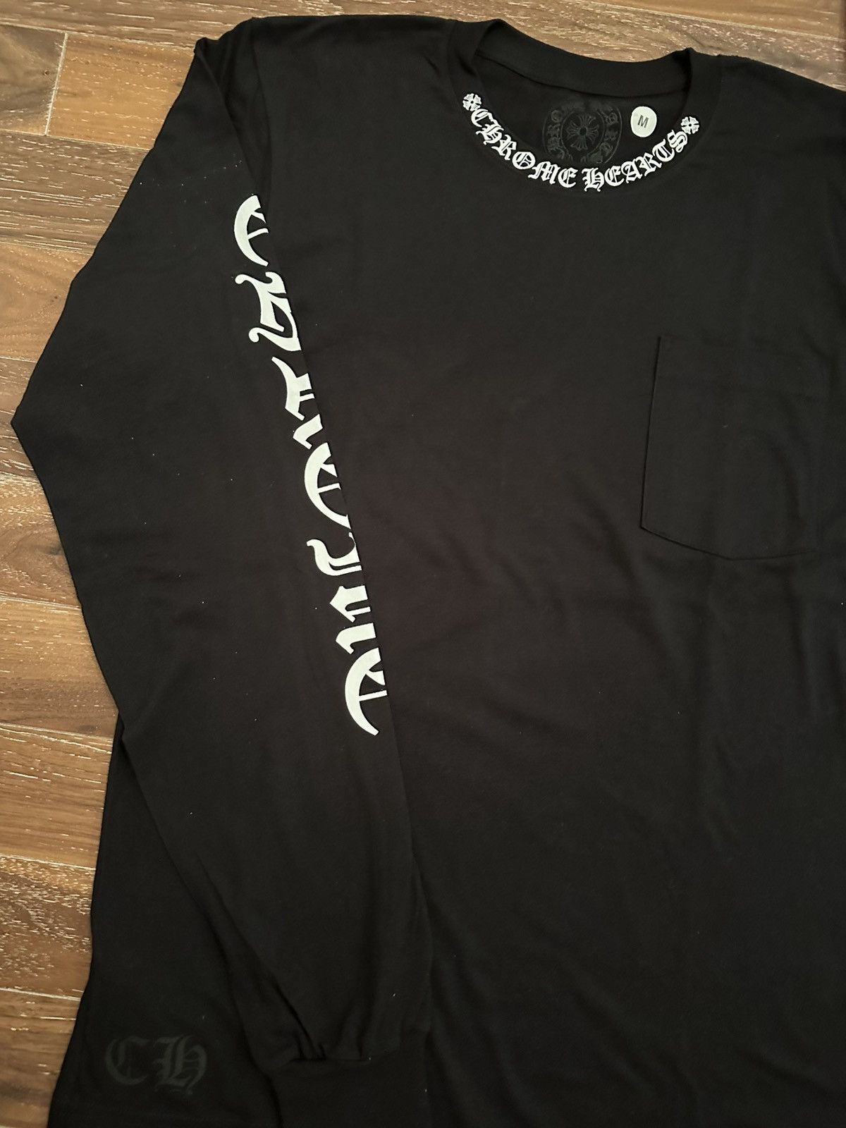 Chrome Hearts Neck Logo Long Sleeves Tee Shirt M | Grailed