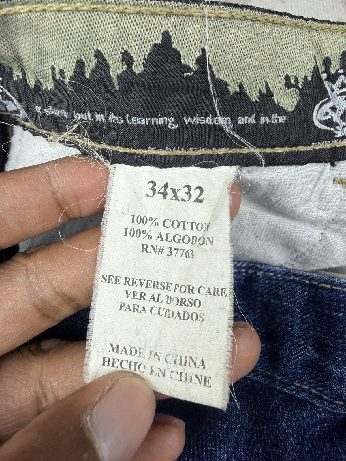 Hook-Ups Vintage 90s PNB Nation Baggy Carpenter Denim Size US 33 - 7 Thumbnail