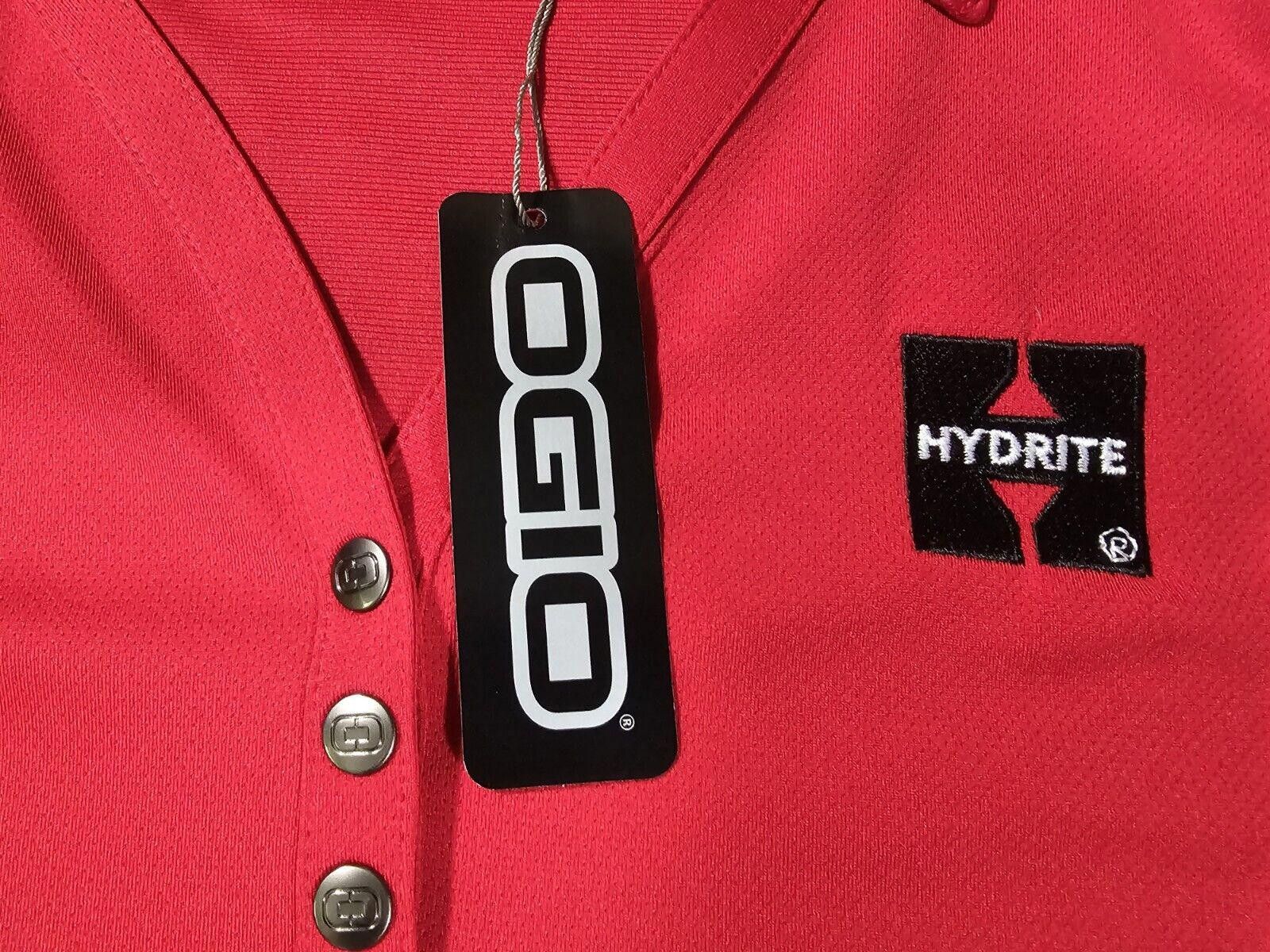 Ogio New OGIO Hydrite Womens Red Snap Polo Golf Shirt 2XL NWT Size XXL / US 16-18 / IT 52-54 - 4 Thumbnail