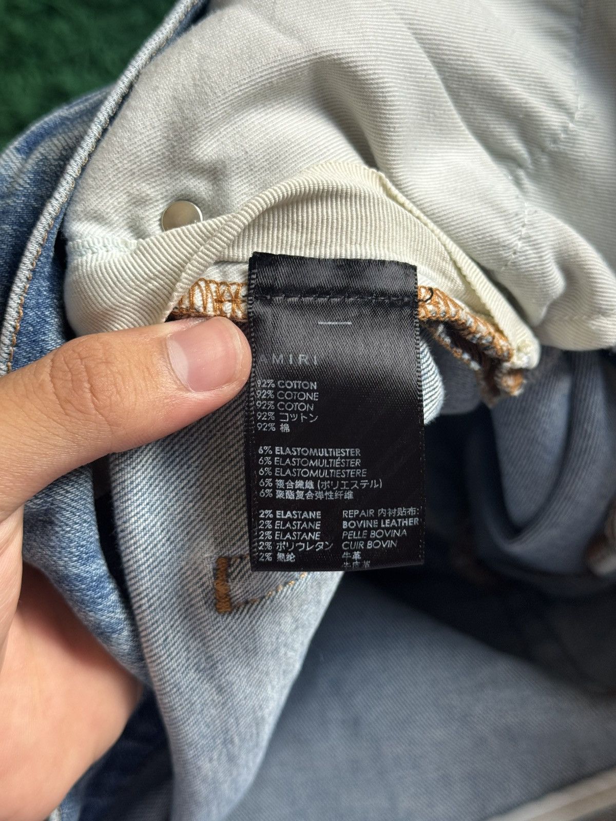 Amiri Amiri mx1 orange cracked patch Size US 36 / EU 52 - 6 Thumbnail