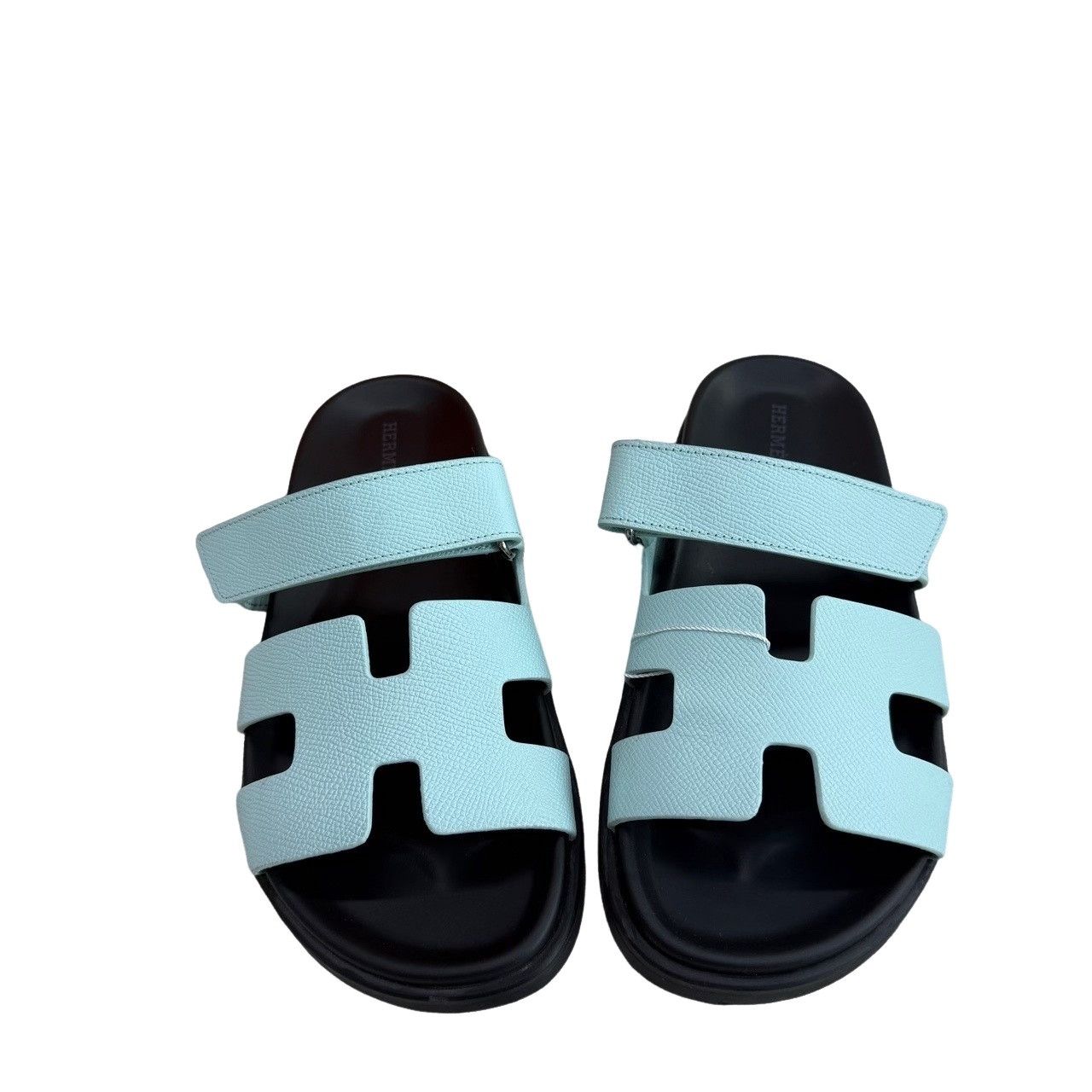Hermes Hermès Blue Chypre Sandals Size 37 Size US 7 / IT 37 - 1 Thumbnail