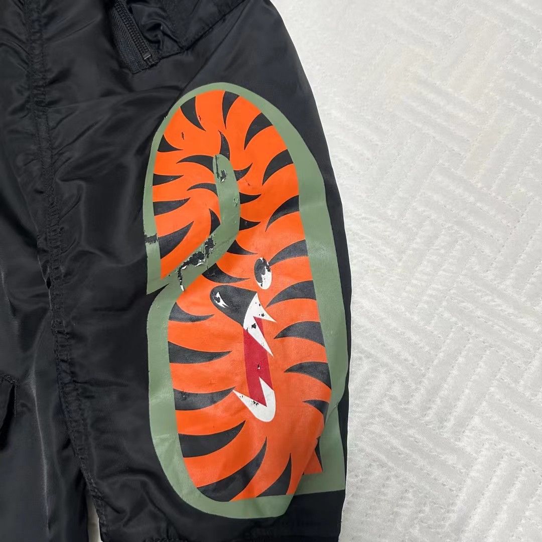 Bape BAPE SHARK MA-1 JACKET Size US M / EU 48-50 / 2 - 8 Thumbnail