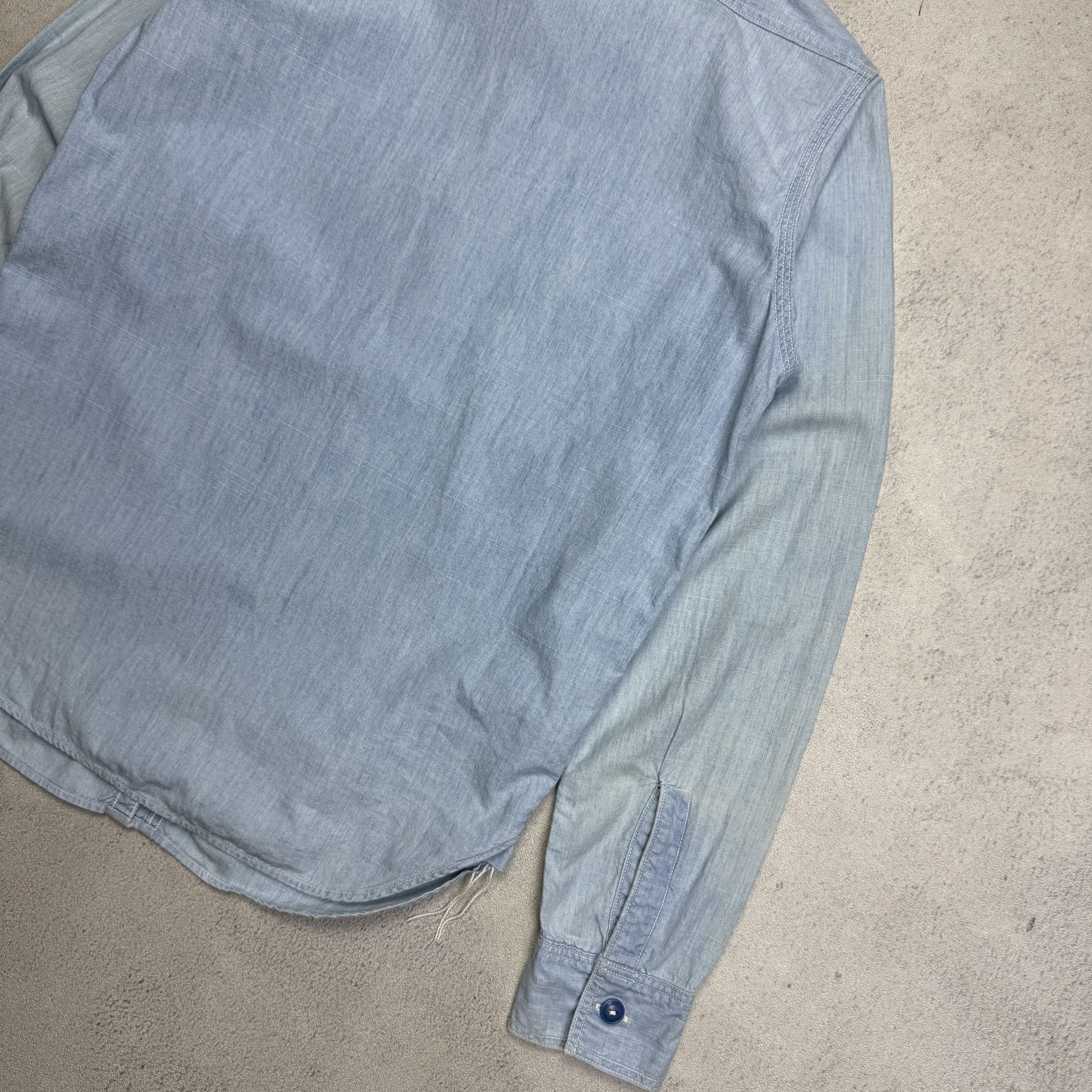 Orslow Orslow Chambray Shirt Size US S / EU 44-46 / 1 - 8 Thumbnail