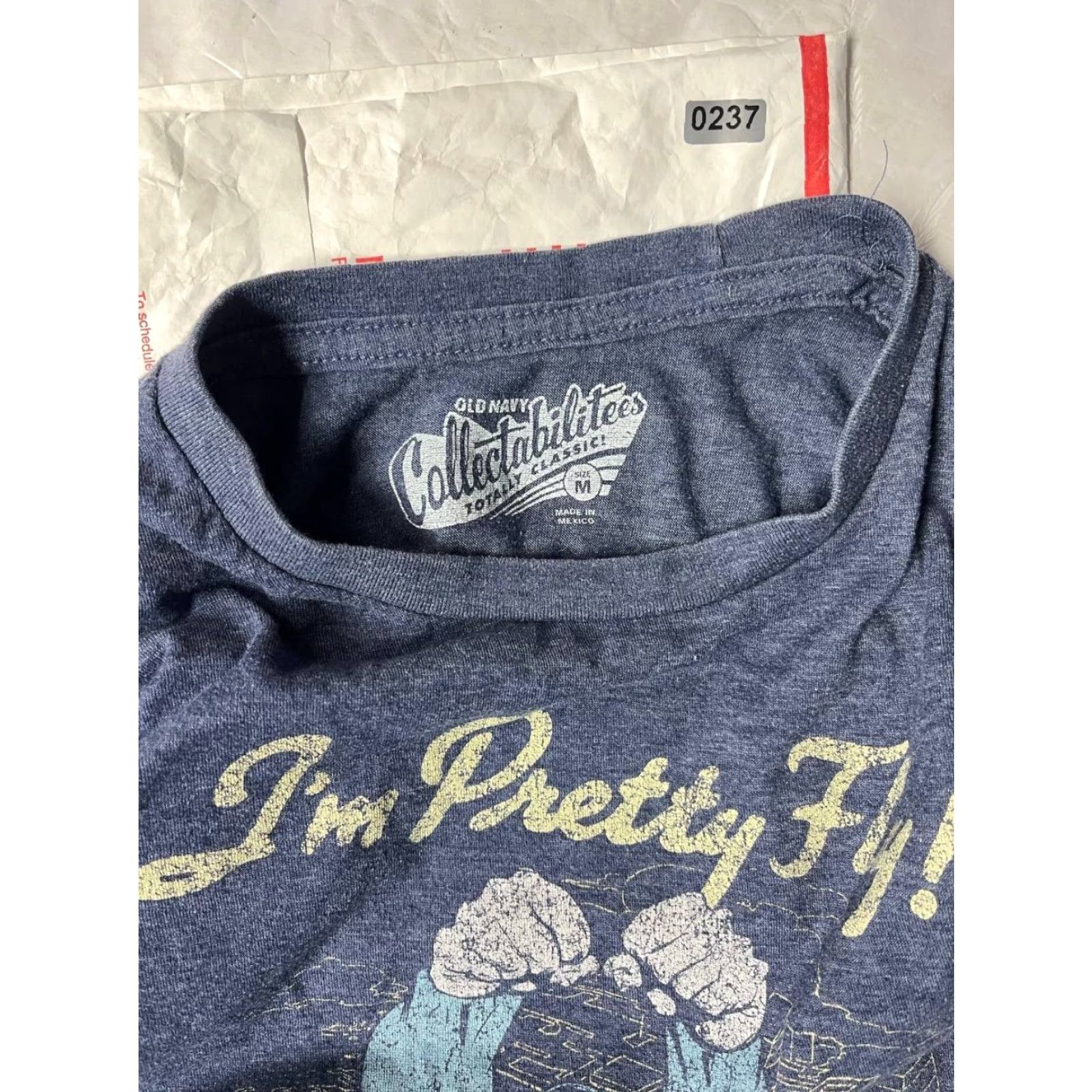 Old Navy Old Navy Superman “I’m Pretty Fly” Graphic T-Shirt Men Medium Blue Shirt Size US M / EU 48-50 / 2 - 6 Thumbnail