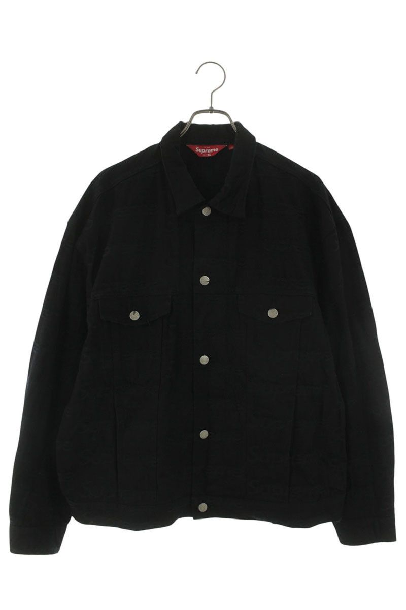 Supreme Supreme Denim Trucker Jacket Black SS16 | Grailed