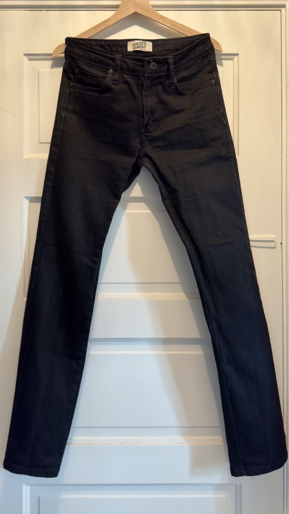 Naked & Famous Naked & Famous Black Power Stretch Size US 32 / EU 48 - 1 Thumbnail