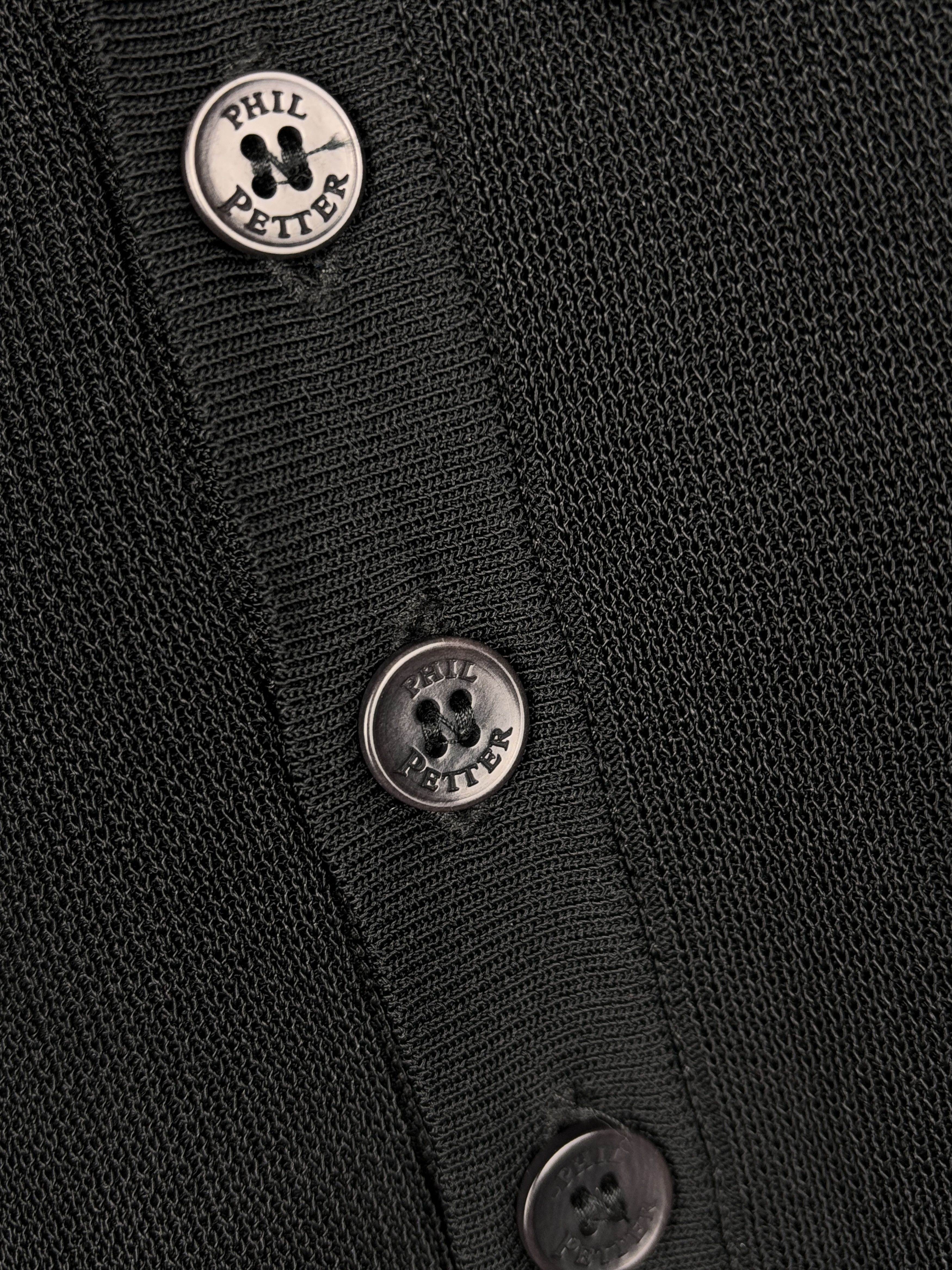 Designer × Other × Vintage Phil Petter Polo Collar Long Sleeve Viscose Sweater Size US L / EU 52-54 / 3 - 7 Thumbnail