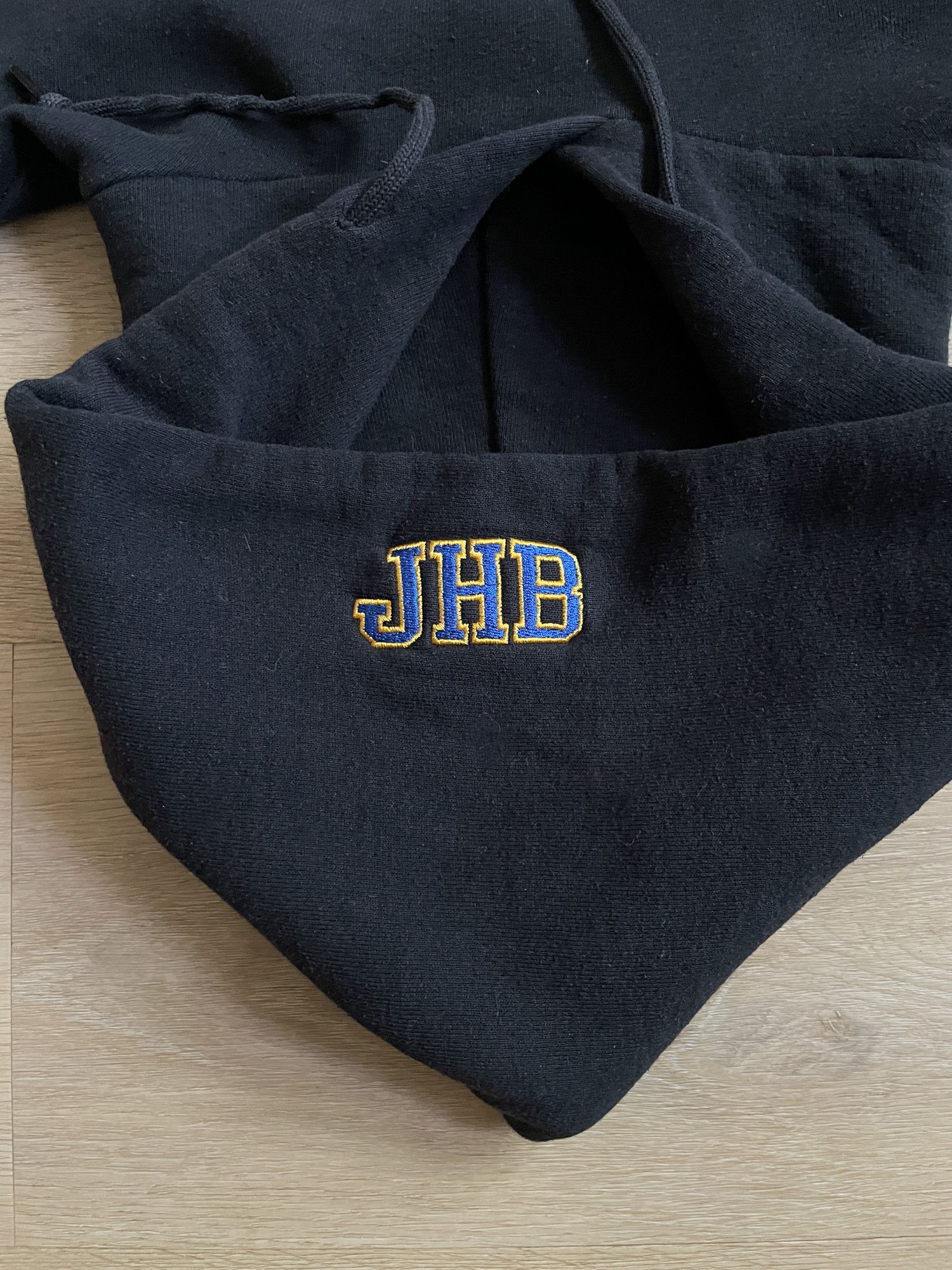 Russell Athletic × Vintage 2000s Boxy 'JHB' Russell Athletic Hoodie Size US S / EU 44-46 / 1 - 4 Thumbnail