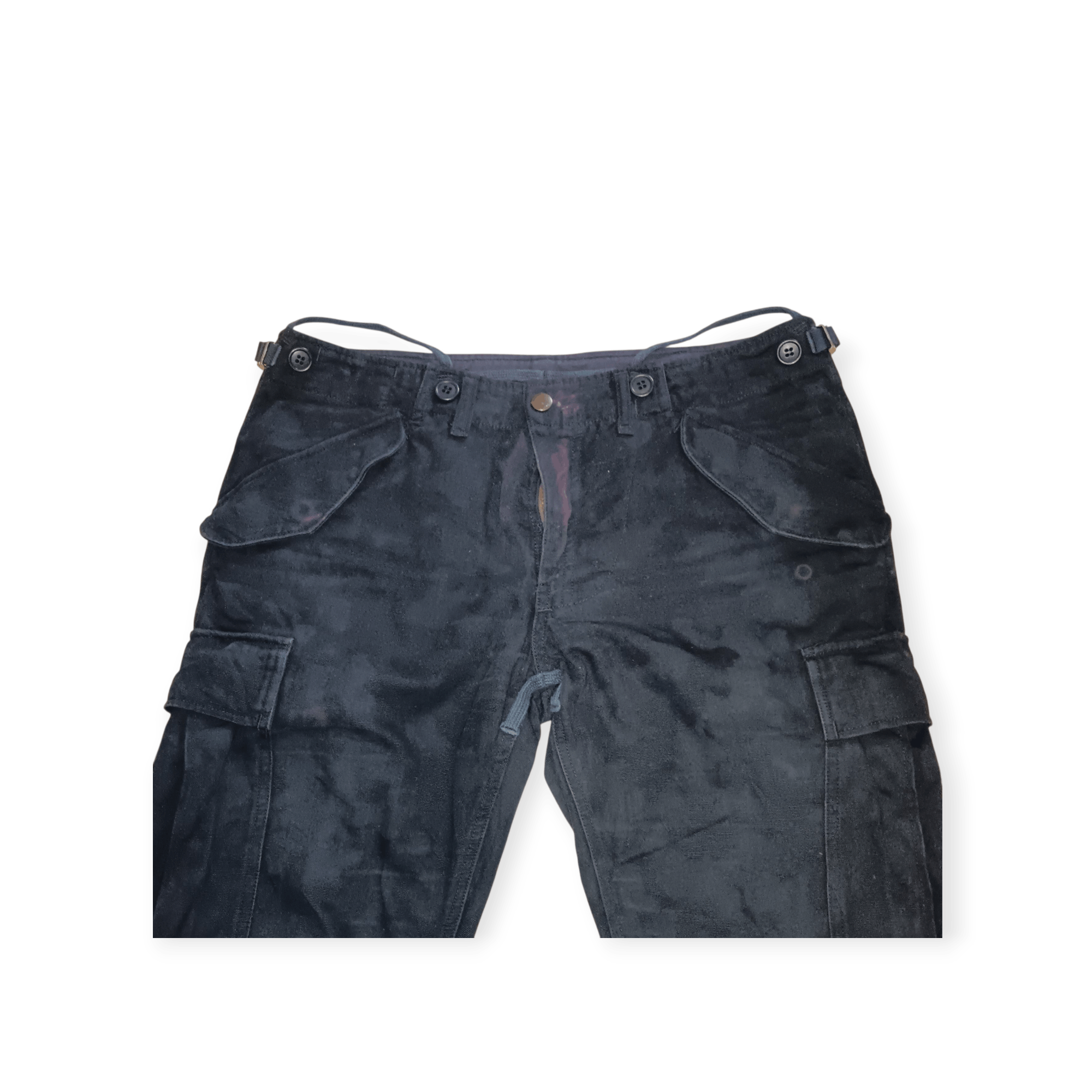 Maison MIHARA YASUHIRO RARE MIHARA YASUHIRO BLUE CAMO BONDAGE CARGOPANT Size US 32 / EU 48 - 2 Thumbnail