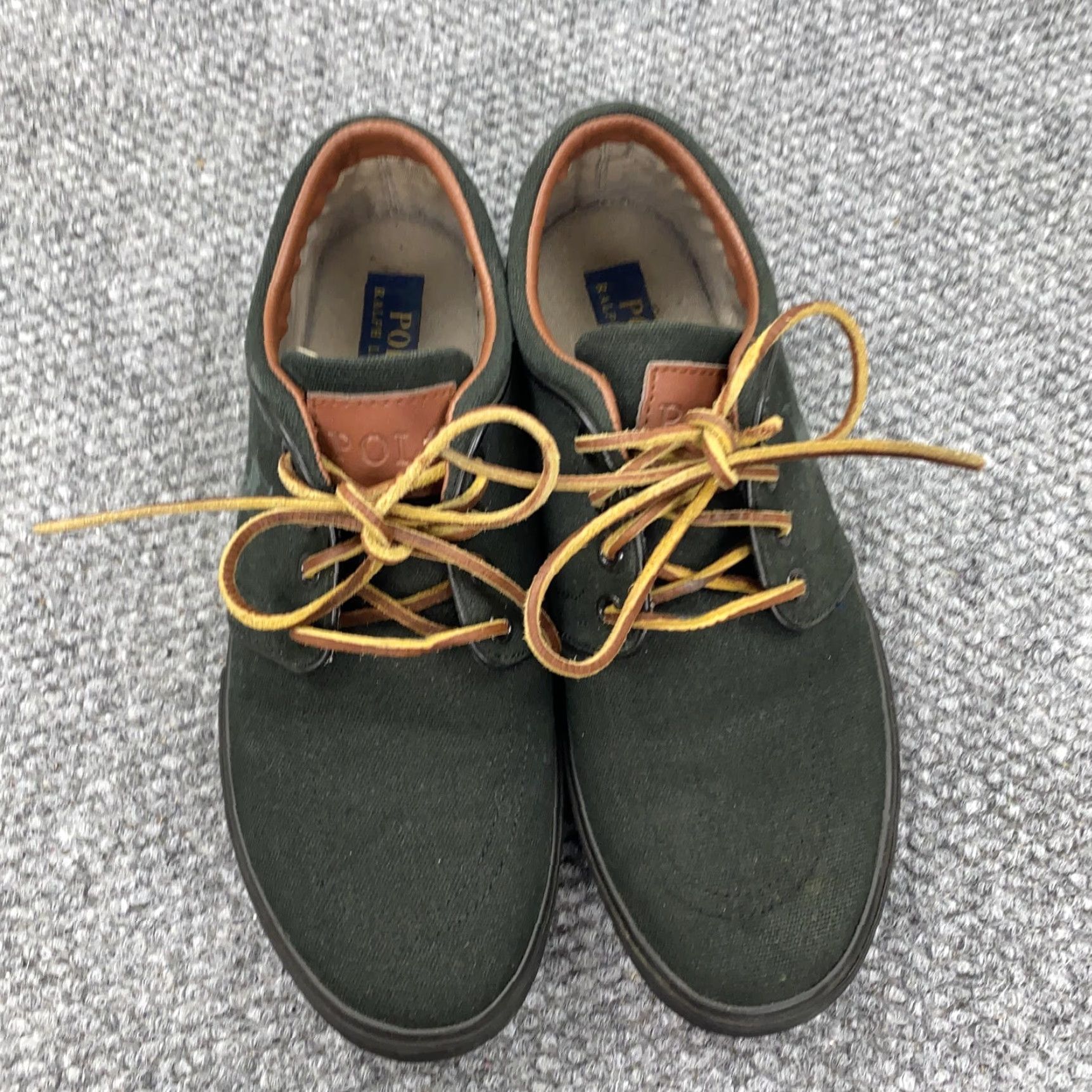 Polo Ralph Lauren Polo Ralph Lauren Faxon Low Shoes Mens 8D Black Canvas Leather Trim Lace Up Polo Ralph Lauren Faxon Low Black Lace Up Mens 8D Shoes Size US M / EU 48-50 / 2 - 7 Thumbnail