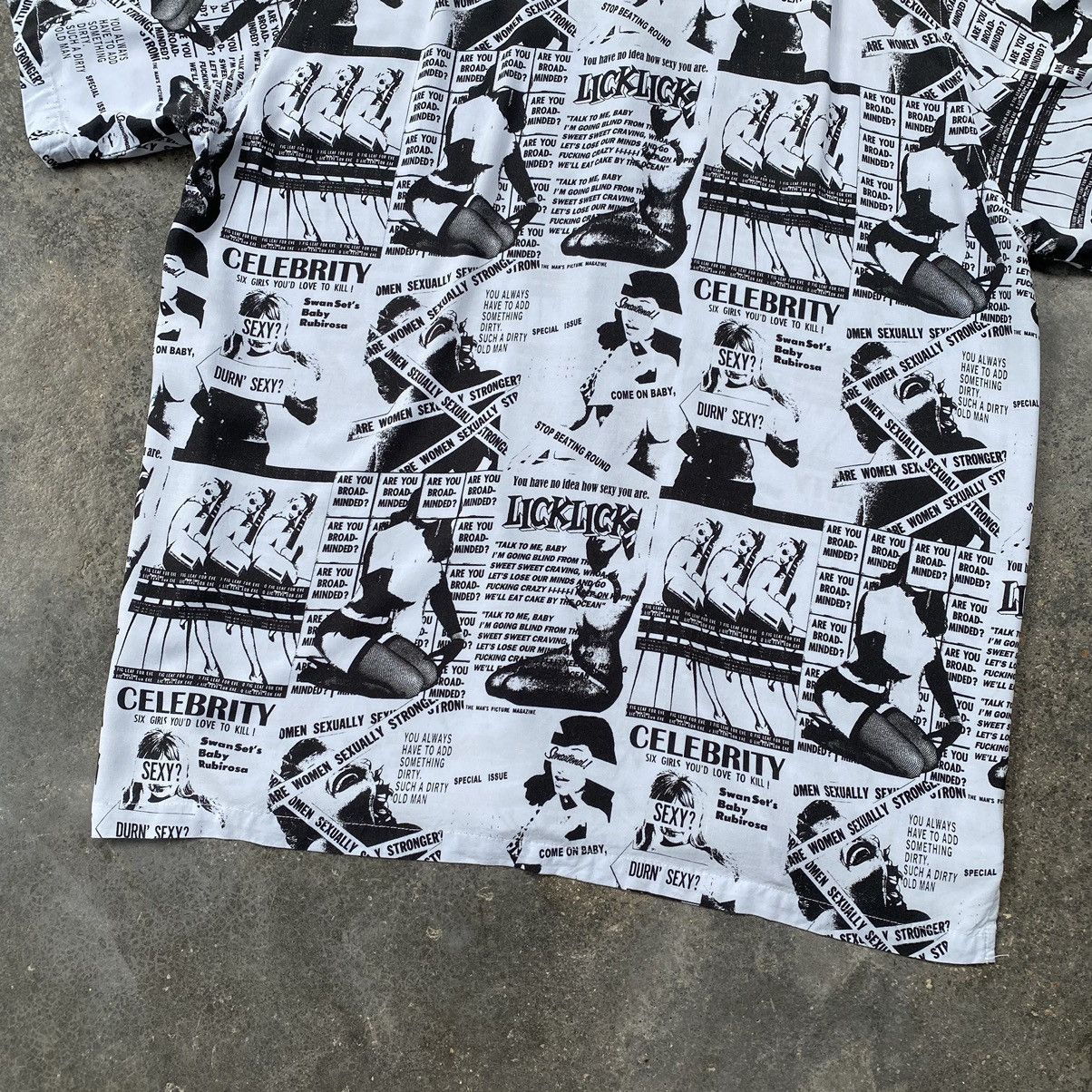 Japanese Brand Vintage Azul By Moussy Porn Button Ups Rayon Shirt Size US L / EU 52-54 / 3 - 12 Thumbnail