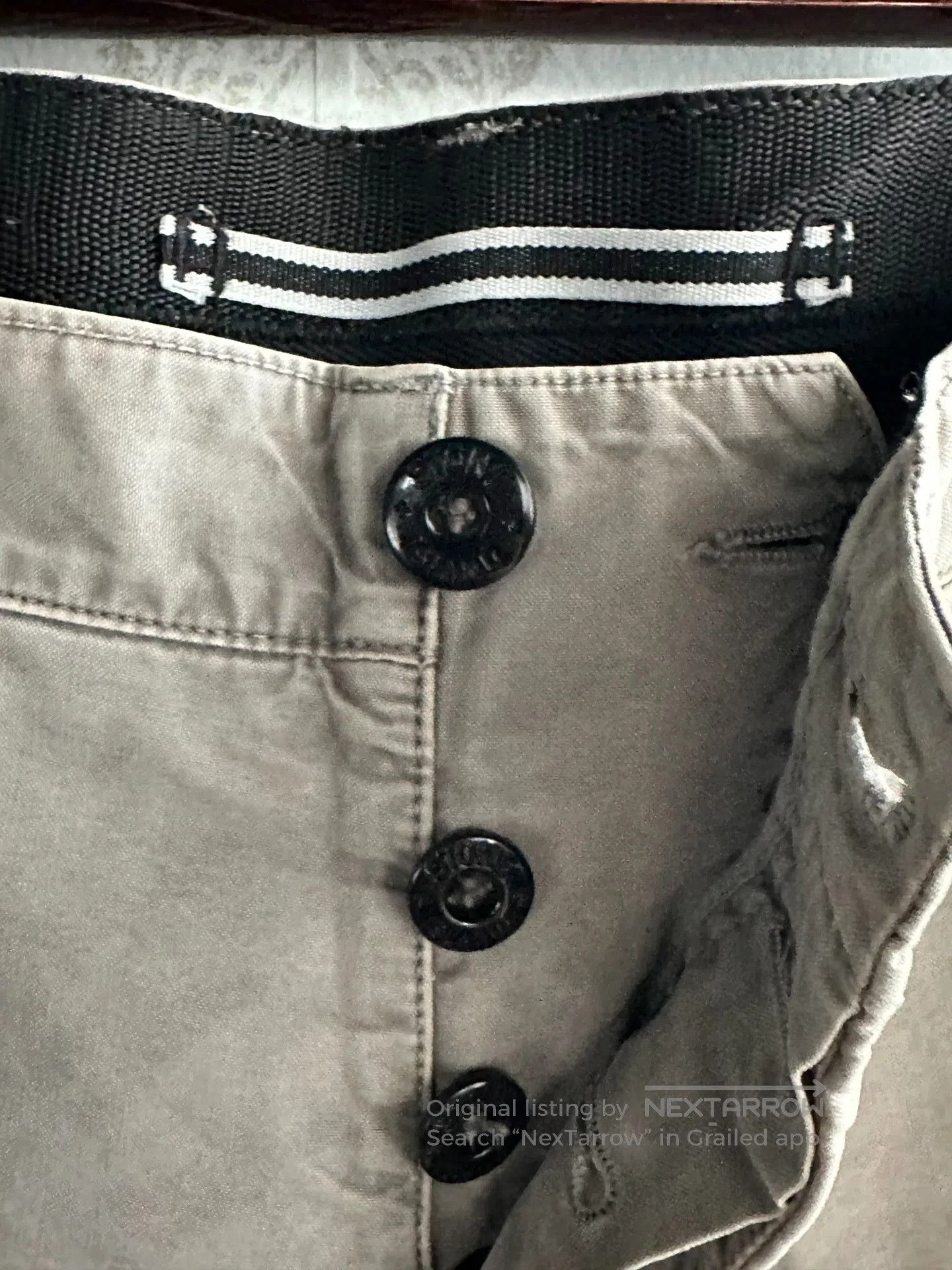 Stone Island STONE ISLAND 00s Cement Gray Old-Style Pants| Size US 30 / EU 46 - 4 Thumbnail