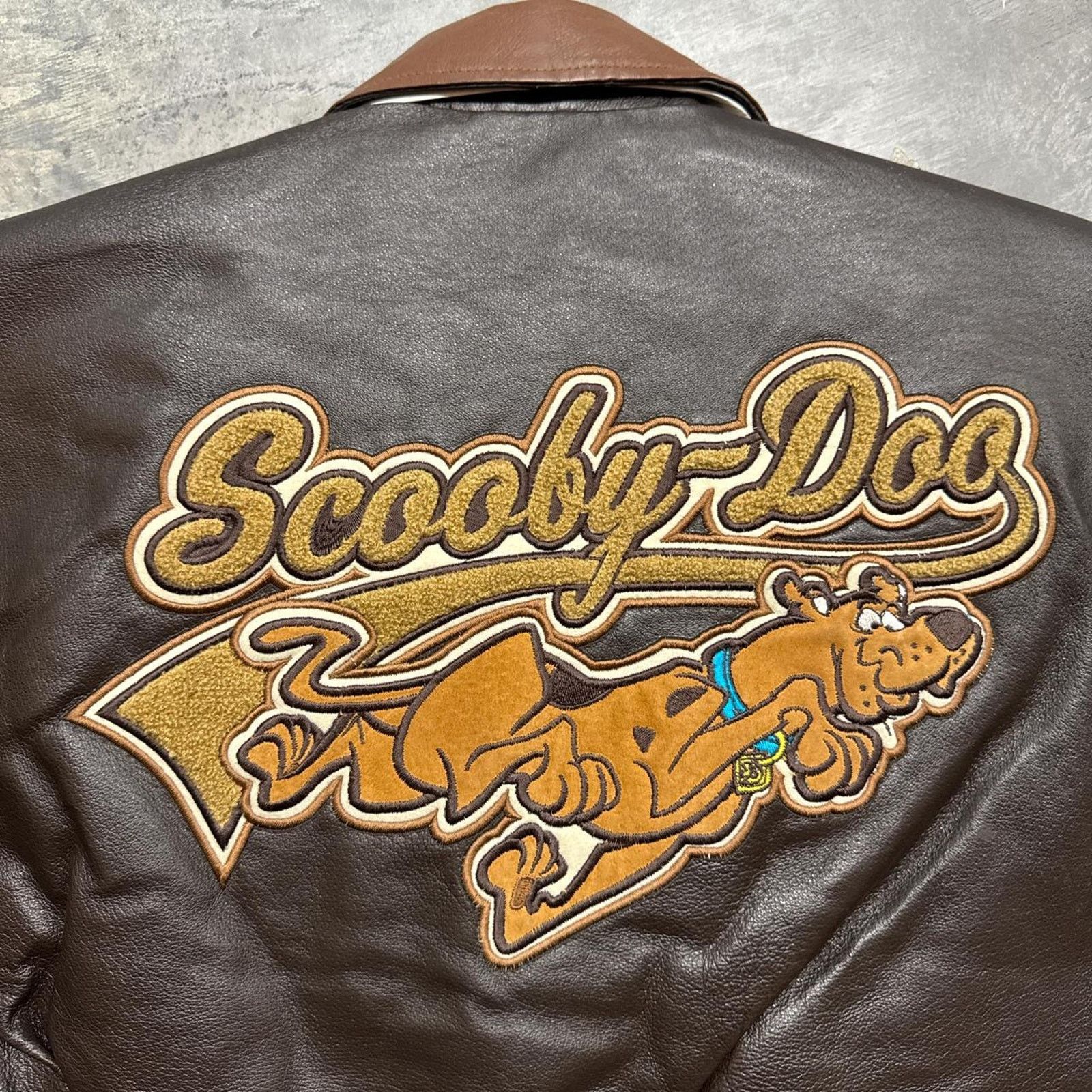 Vintage Vintage 90s NWT Scooby Doo Cartoon Network Leather Jacket Size US L / EU 52-54 / 3 - 2 Thumbnail