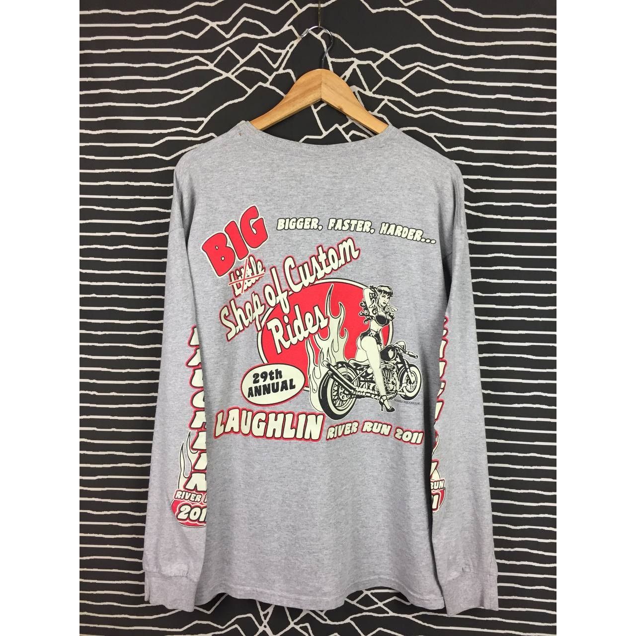 Fruit Of The Loom × Vintage Laughlin River Run 2011 29th Annual Motorcycle Rally Tee Size US XL / EU 56 / 4 - 1 Thumbnail