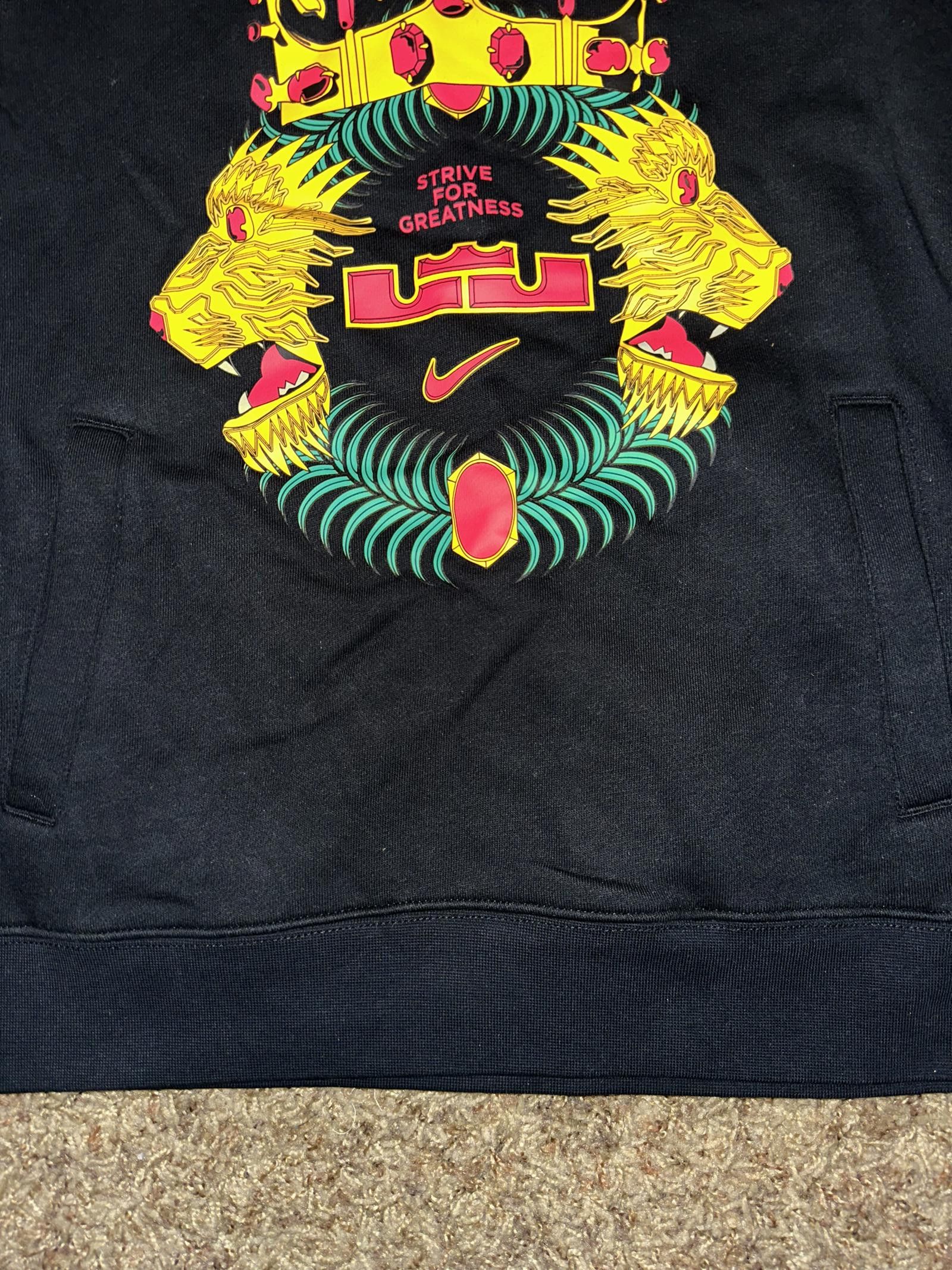 Nike Nike Big Kids (Boy's) LeBron James SFG Basketball Fleece Hoodie Size US L / EU 52-54 / 3 - 3 Thumbnail