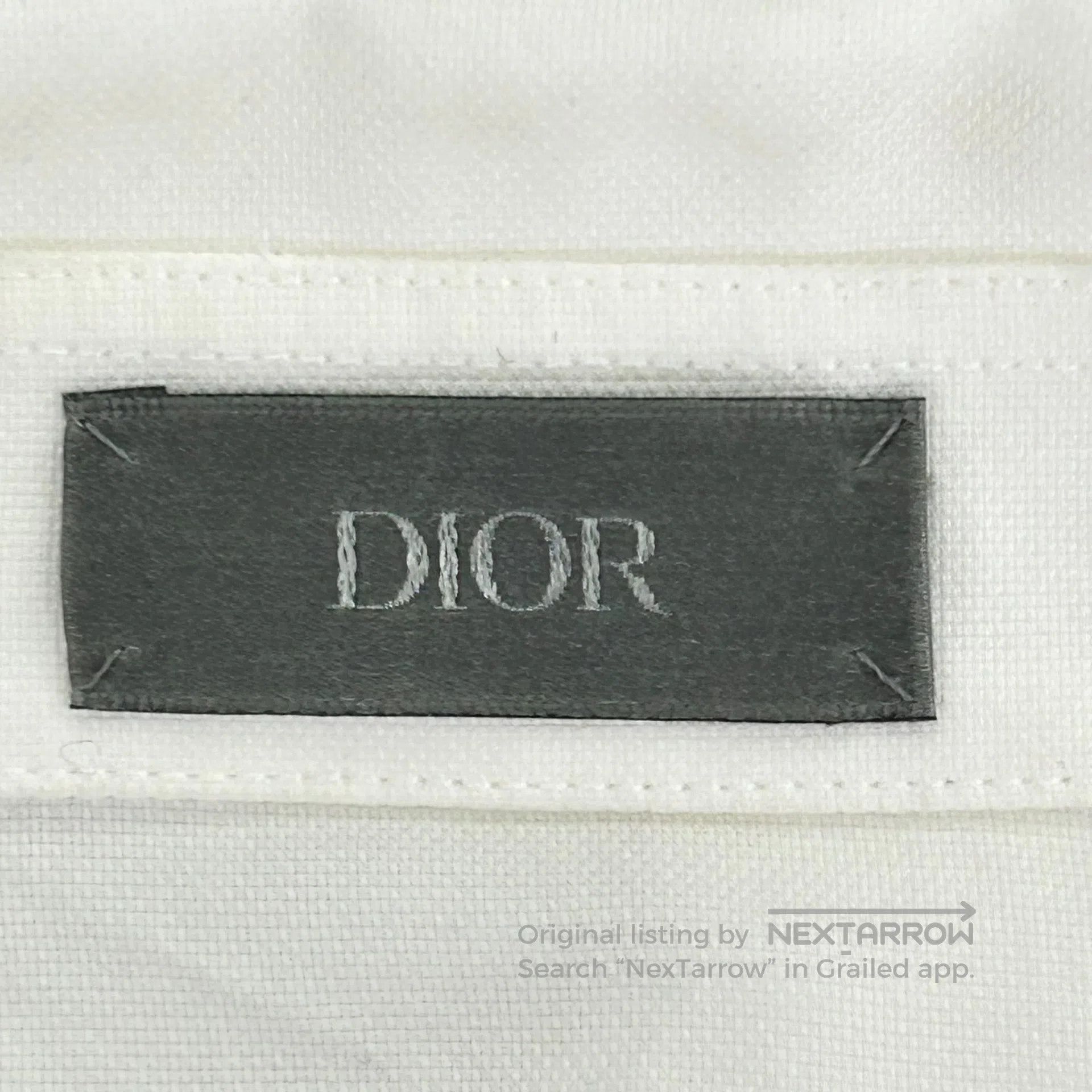 Dior Dior SIZE39 x Denim Tears FW23 – Solid-color shirt with log Size US M / EU 48-50 / 2 - 3 Thumbnail