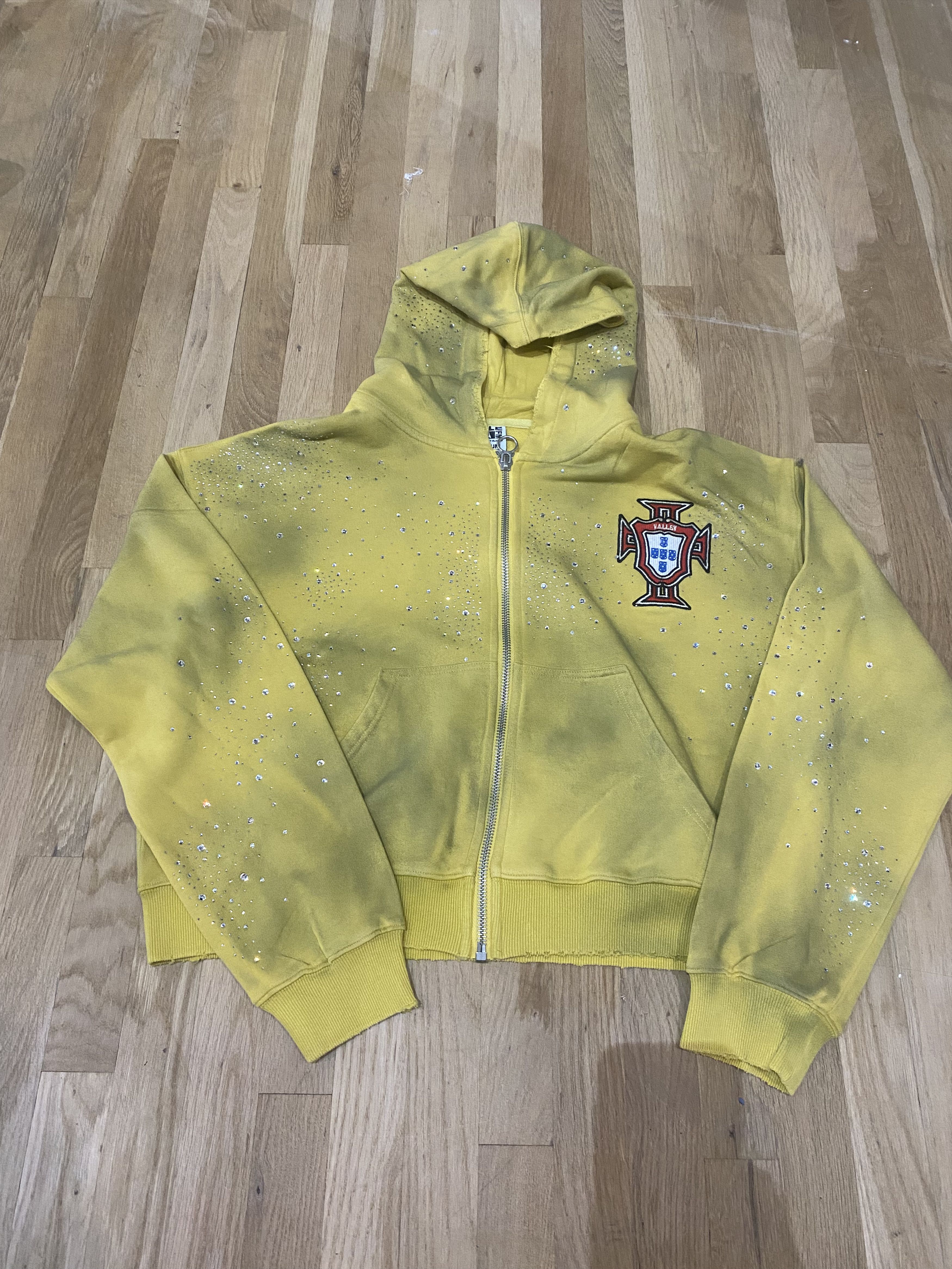 Vale VALE FOREVER SUN CLUSTERED ZIP UP HOODIE YELLOW Size US M / EU 48-50 / 2 - 1 Thumbnail