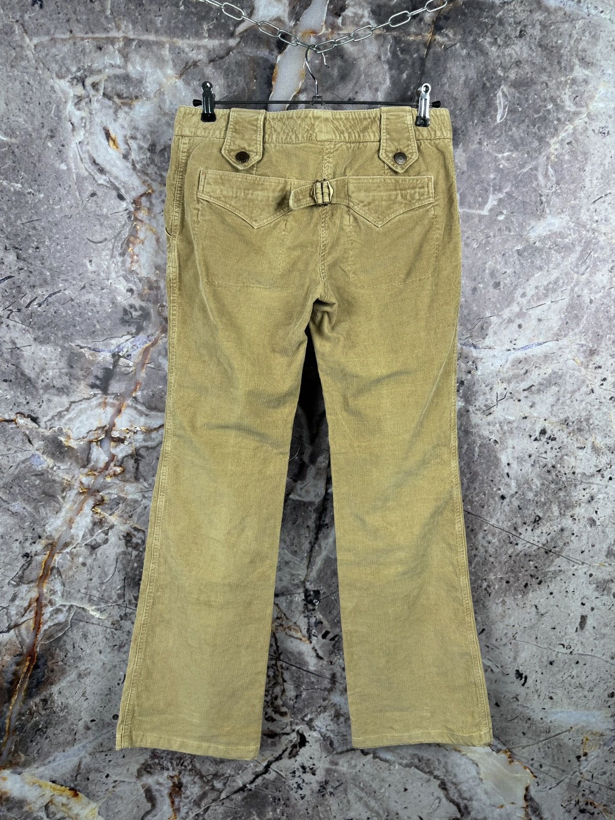 Dolce & Gabbana Men’s Dolce & Gabbana Beige Corduroy Wide Leg Flare Pants Size US 28 / EU 44 - 9 Thumbnail