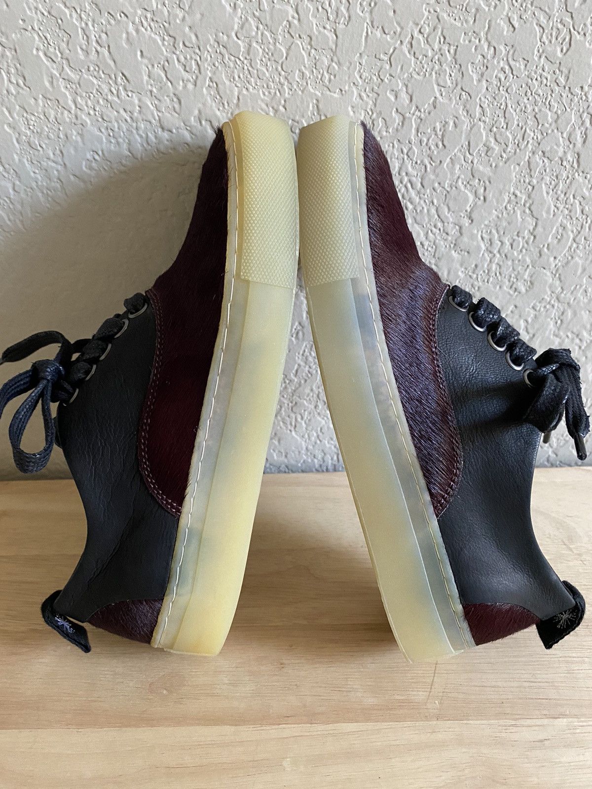 Silent By Damir Doma Silent Damir Doma Ferina Leather Pony Hair Low Top Sneaker Size US 6 / IT 36 - 7 Thumbnail
