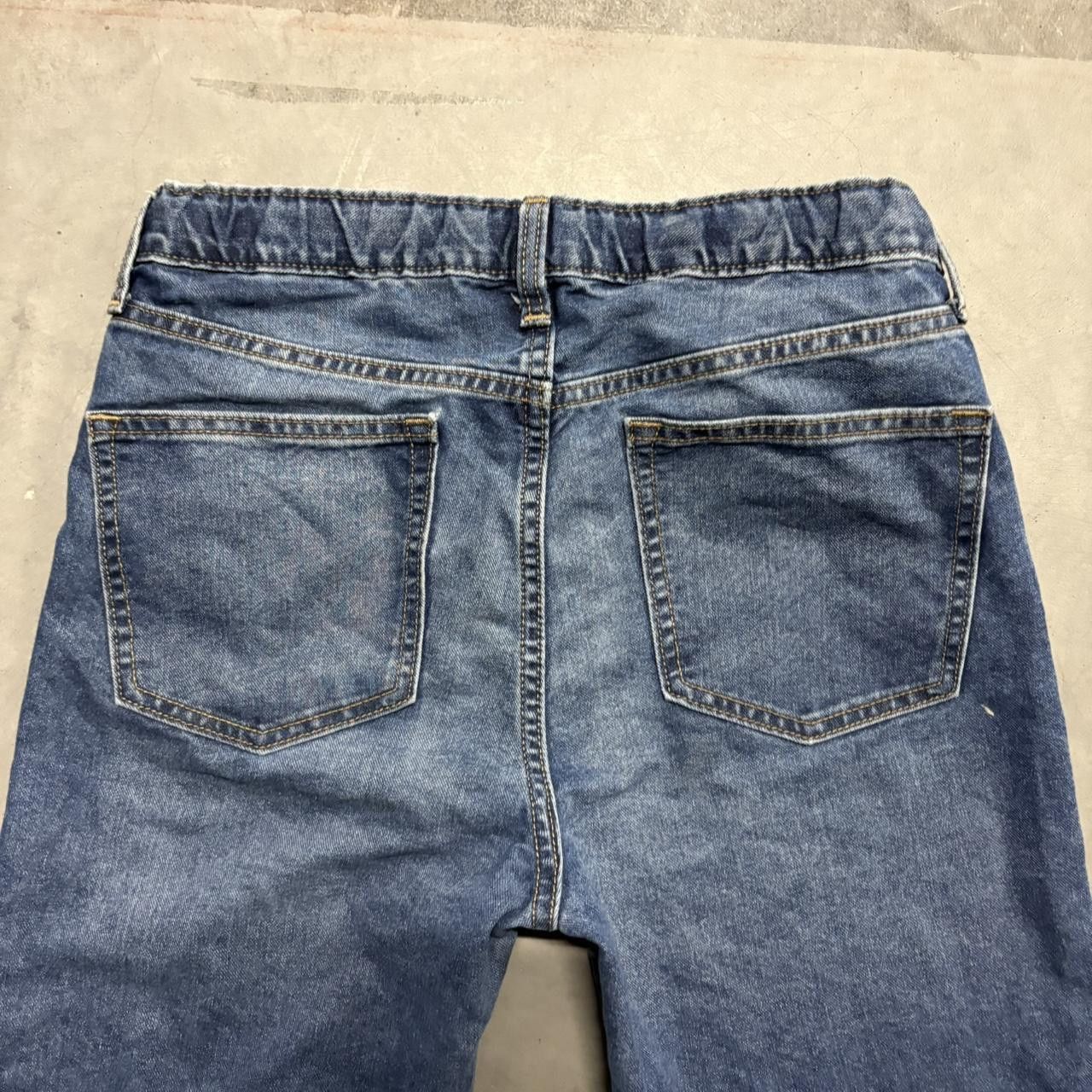 Vintage Crazy Vintage Y2K/2000s Straight Leg Old Navy Dark Wash Denim Jeans! Size US 28 / EU 44 - 5 Thumbnail