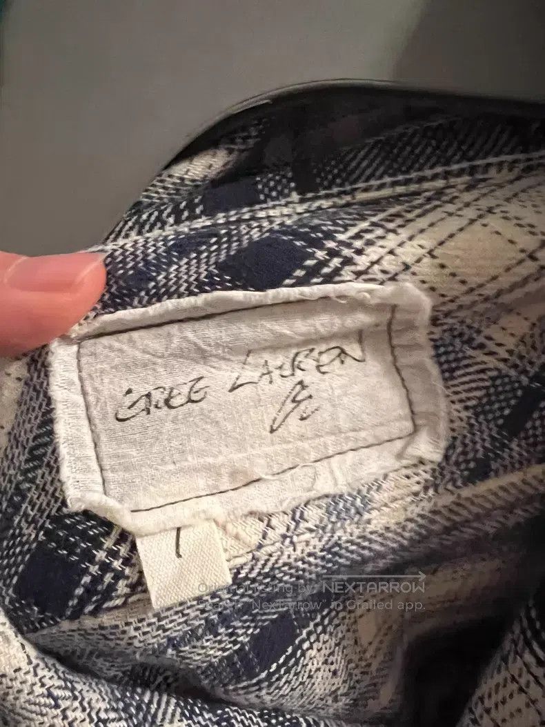 Greg Lauren Greg Lauren Loose plaid flannel shirt Size US S / EU 44-46 / 1 - 2 Thumbnail