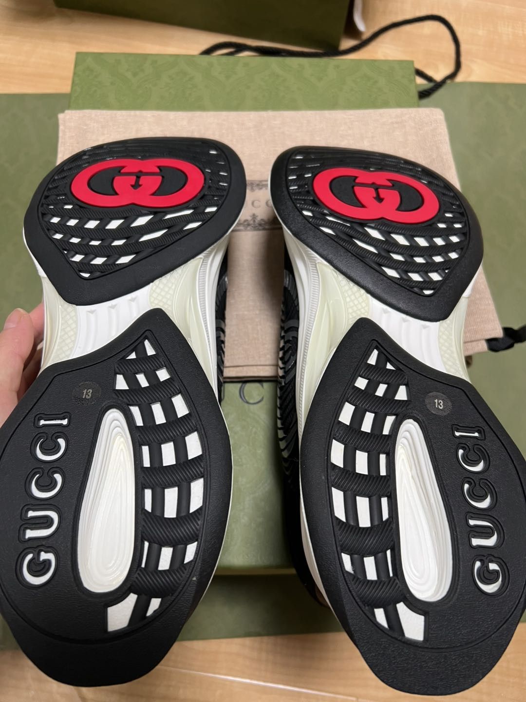 Gucci Gucci Run Sneaker 'Rhyton Logo Monogram' 714657-USM10-8442 Size US 13 / EU 46 - 7 Thumbnail