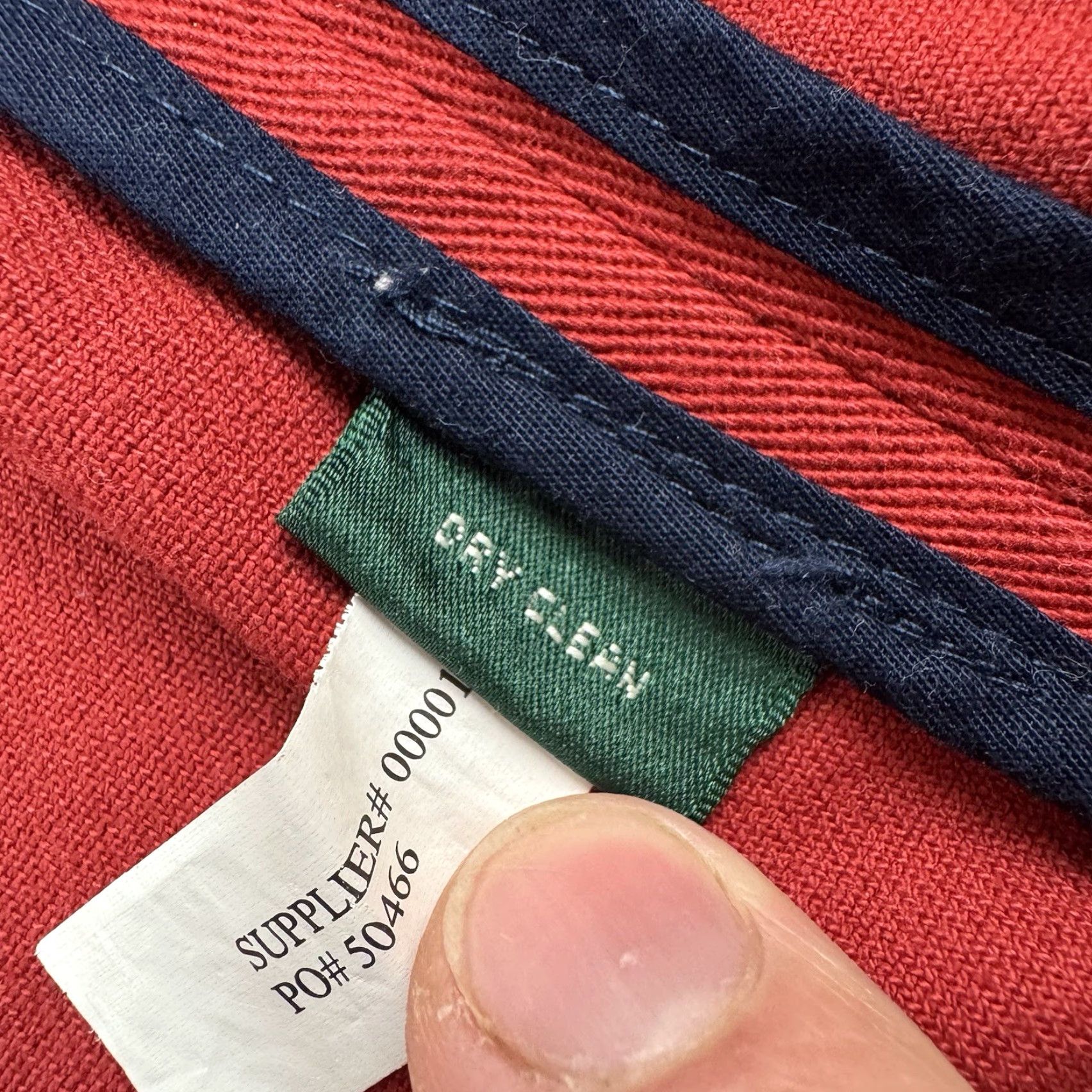 Vintage VINTAGE Lauren Jeans Co. Fireman Jacket Womens Large Red Zip 90s Classic Y2K Size 36" / US 14 / IT 50 - 7 Thumbnail
