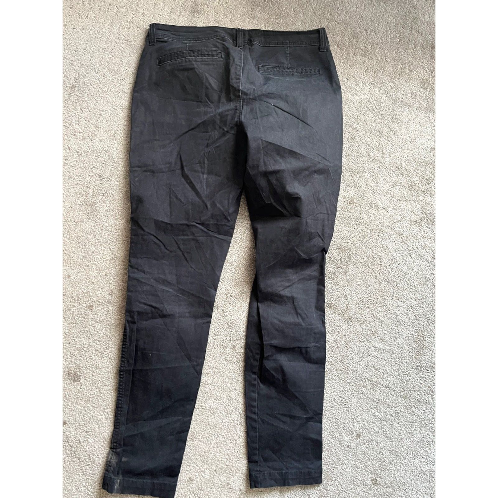 Old Navy Old Navy Black Skinny Stretch Rise Pants Women Size 6 Reg Pockets Size 28" / US 6 / IT 42 - 3 Thumbnail