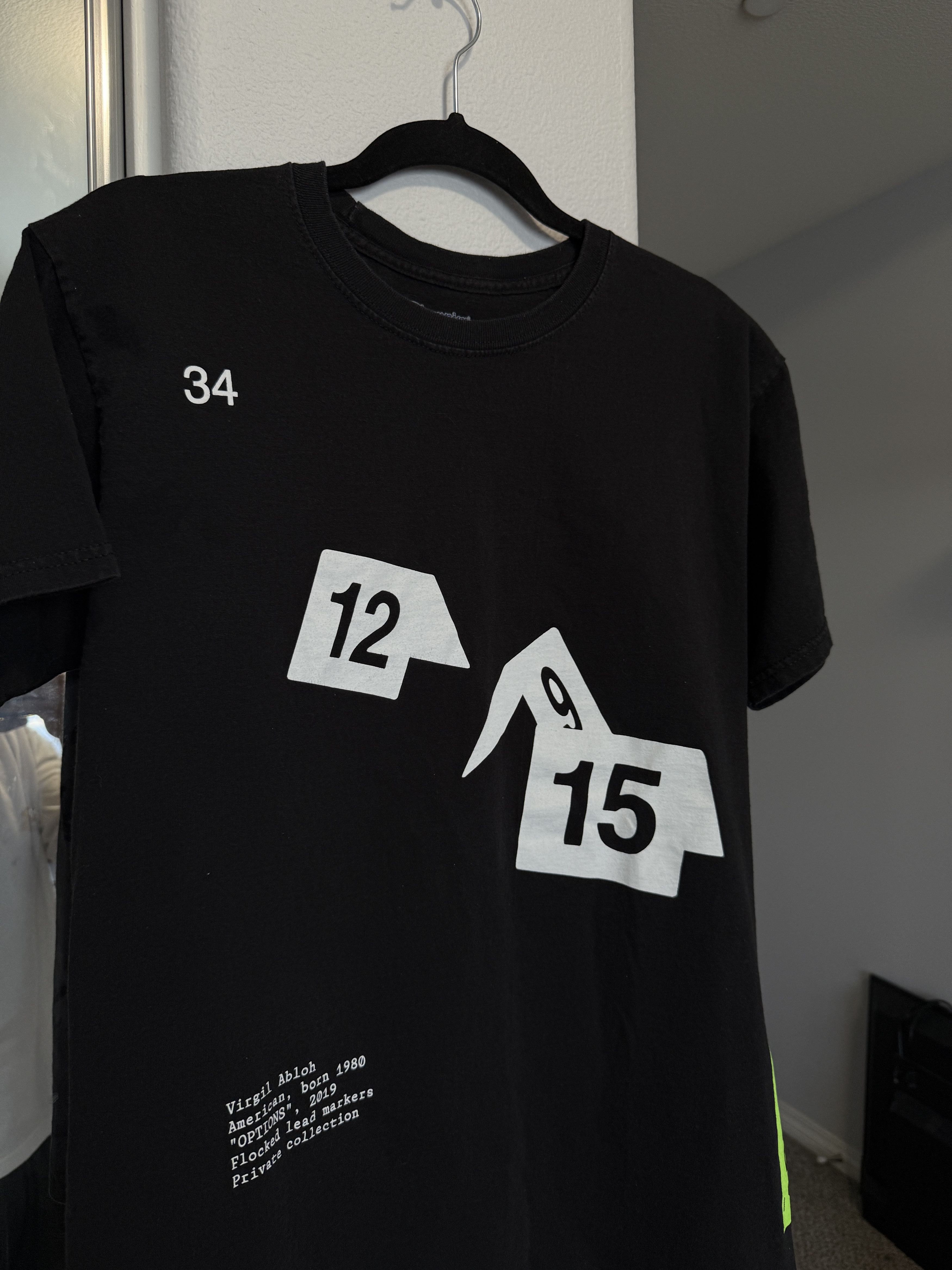 VIRGIL ABLOH X ICA FIGURES OF SPEECH SHIRT SZ MED
