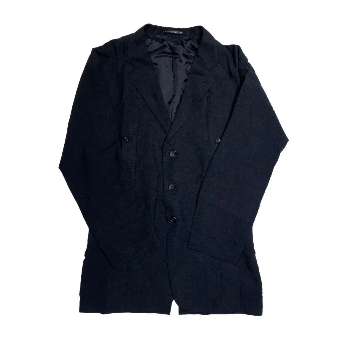 Yohji Yamamoto Yohji Yamamoto pour homme 24SS BOX POCKET BUTTON JACKET Size US M / EU 48-50 / 2 - 1 Thumbnail