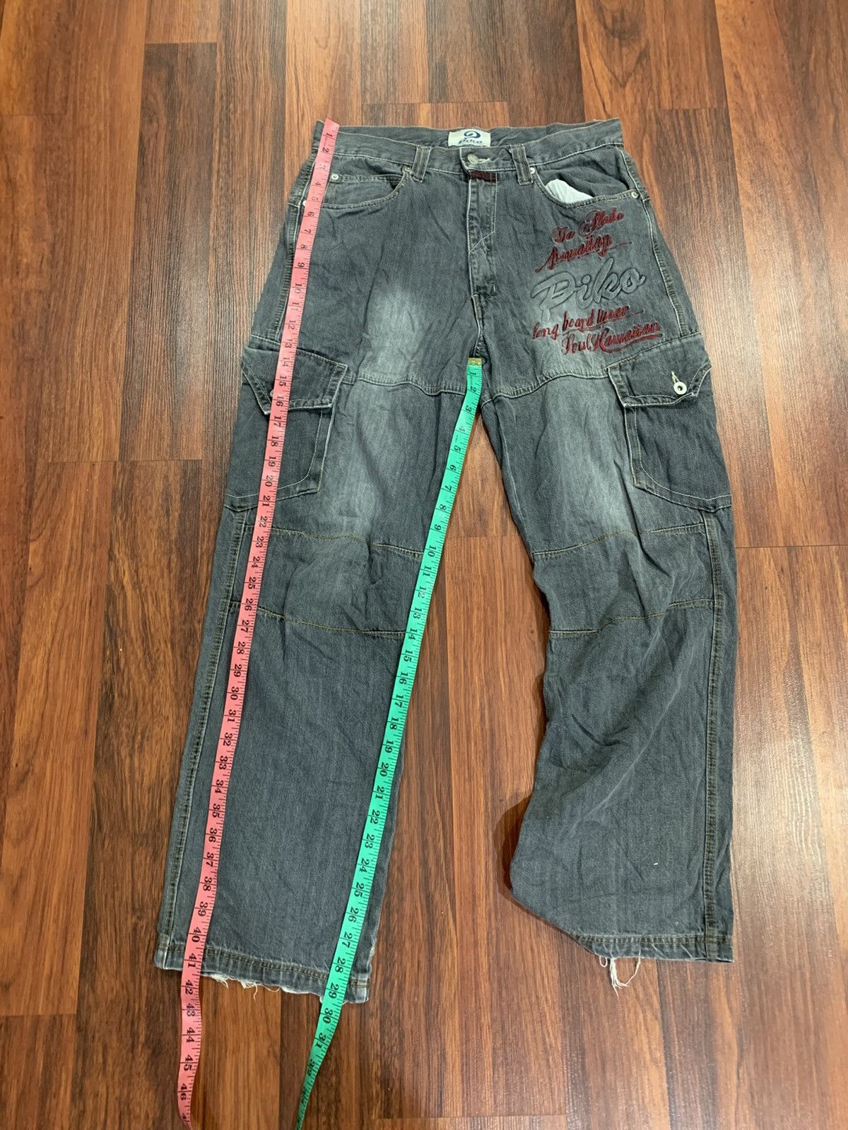 Japanese Brand Hawaiian Piko Jeans Cargo Size US 32 / EU 48 - 5 Thumbnail
