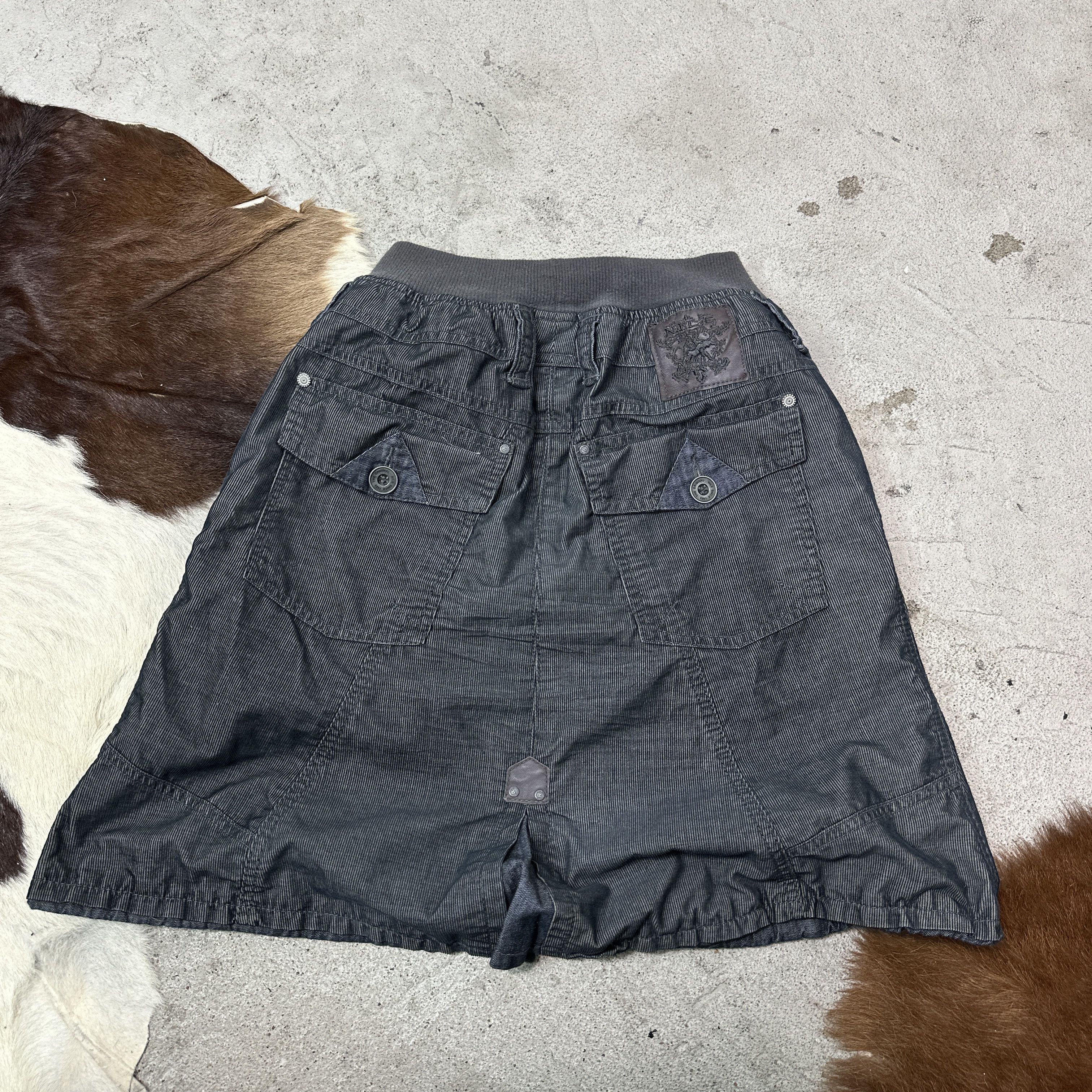 Vintage Vintage Grunge Denim Hight Waist Bubble Jeans Skirt Y2K Size 25" / US 0 / IT 36 - 5 Thumbnail